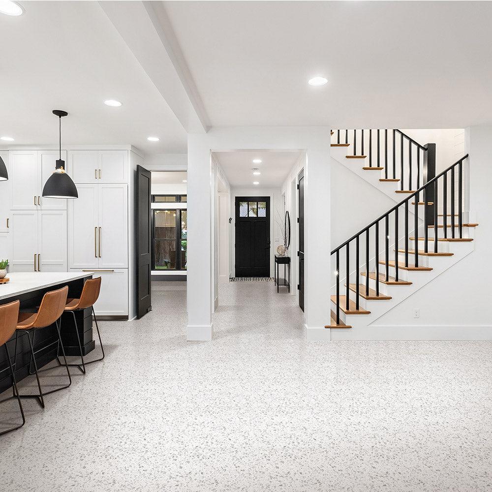 Premium 300x300mm Roma Boulevard Matt Terrazzo Porcelain Tile - Durable Flooring for Kitchen, Bathroom & Living Room Decoration