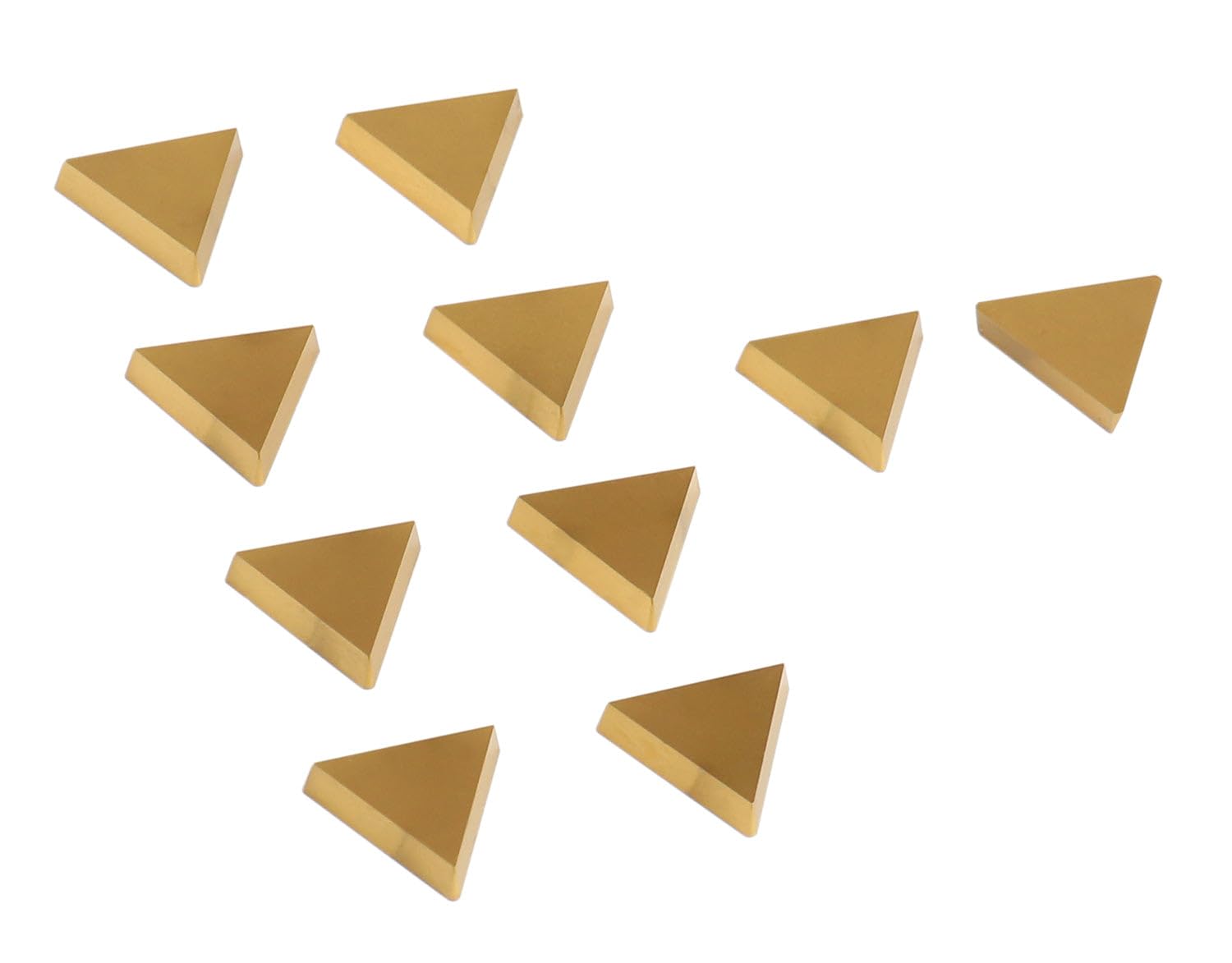 Accusize TPG322 Tin Coated Carbide Inserts - 60 Pc Set for CNC Lathe Turning Tools | Industrial Metal Cutting Inserts | Perfect for Machining Steel, Cast Iron & Alloy Materials