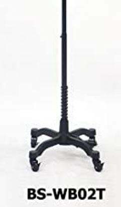 Heavy Duty Cast Iron Caster Base with Pole and Bolt Top - 4