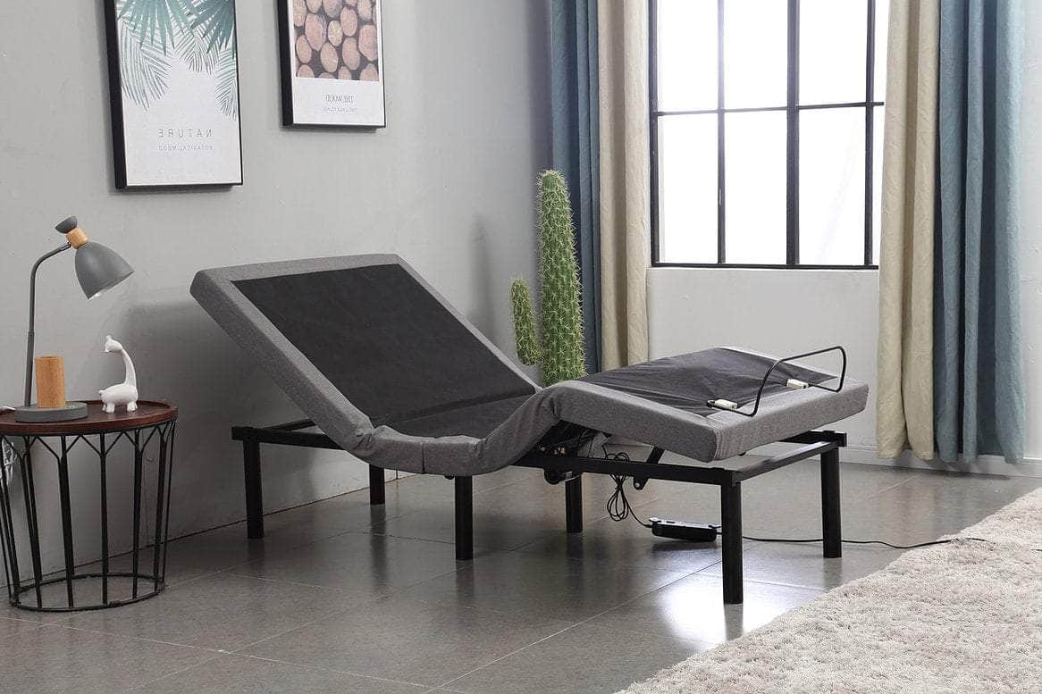 Stratford Deluxe Electric Adjustable Platform Bed - Queen & King Size - Remote Control Adjustable Base for Ultimate Comfort - Perfect for Reading, Watching TV, or Sleeping