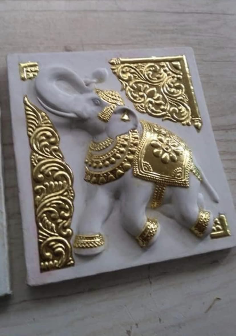 Premium Gold Foil Imitation Sheets for Art & Craft Projects - 2.5