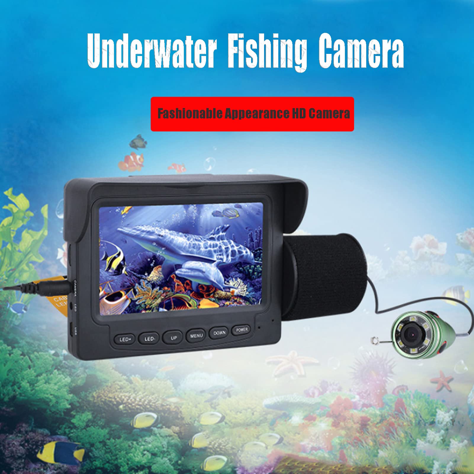 Hilitand Fish Finder Kit with 4.3