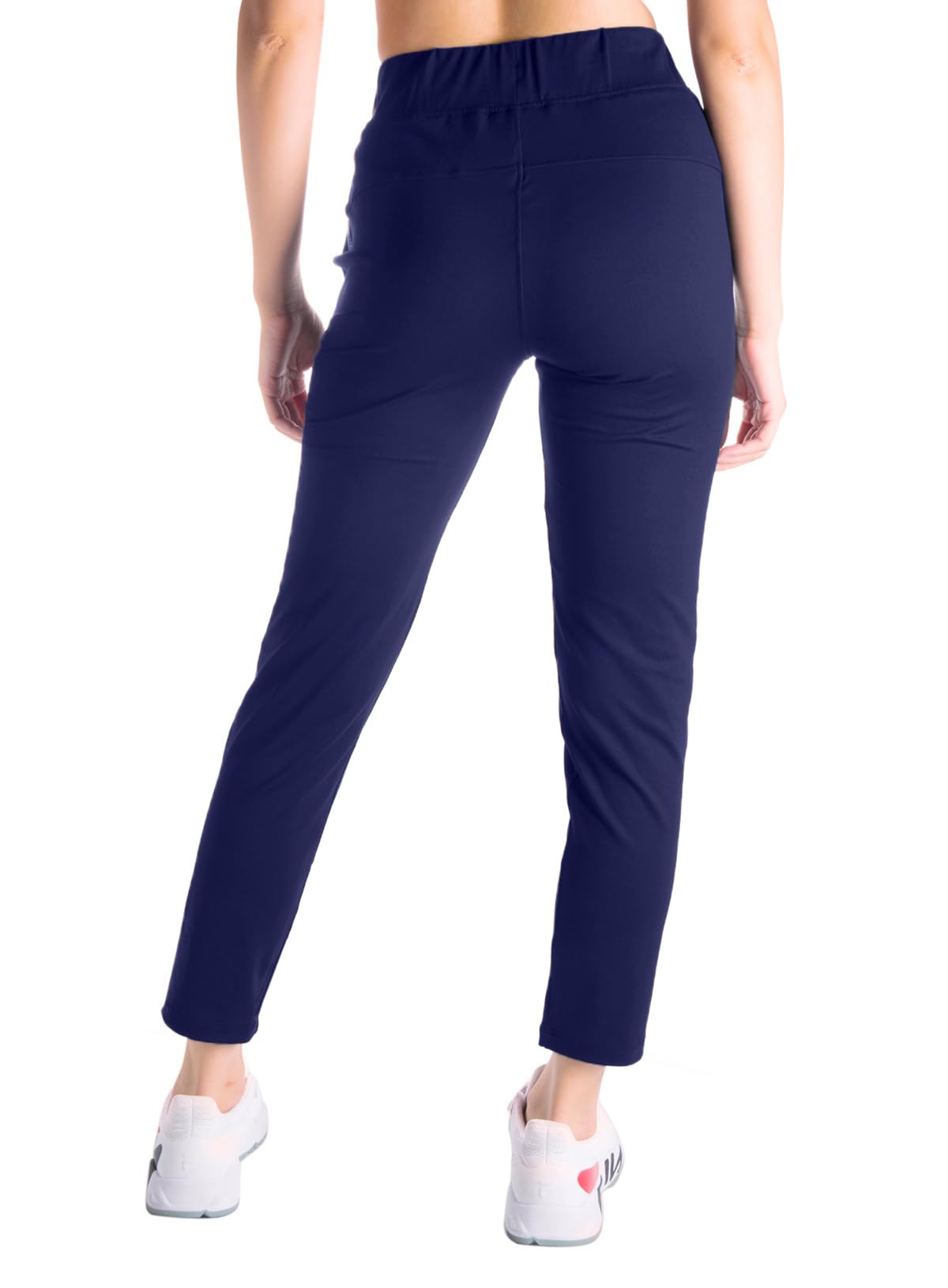 Yogipace Women's 7/8 On The Fly Pants - Petite/Regular/Tall Sizes with Drawstring, Casual Lounge Joggers & Travel Sweatpants for Yoga, Running, Home Wear & Outdoor Activities