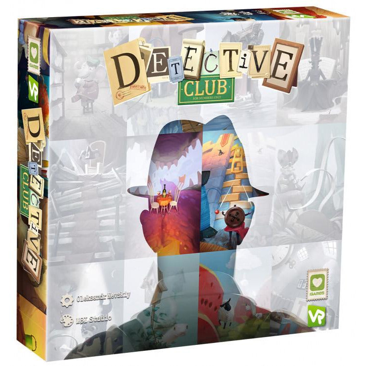 Detective Club Board Game - Mystery Solving Party Game for Adults & Teens - Fun Family Game Night Activity - Perfect for Game Nights, Parties & Team Building
