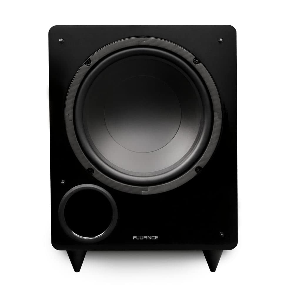 Fluance Ai81 Powered Floorstanding Tower Speakers & DB10 10