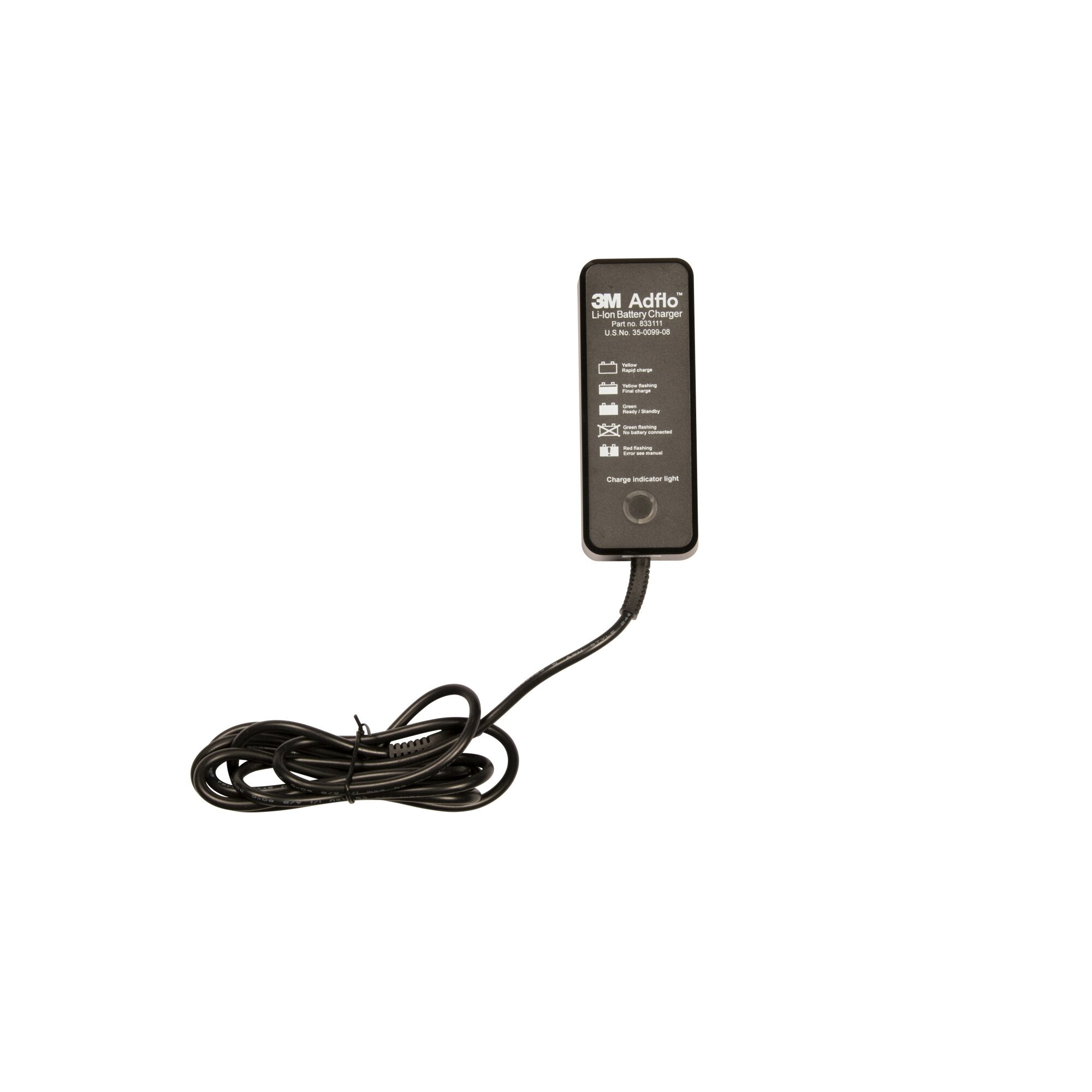 3M Adflo Powered Air Purifying Respirator Battery Smart Charger (Model 35-0099-08) - Replacement Battery Charger for 3M PAPR Systems - Ideal for Construction, Woodworking & Industrial Safety Use