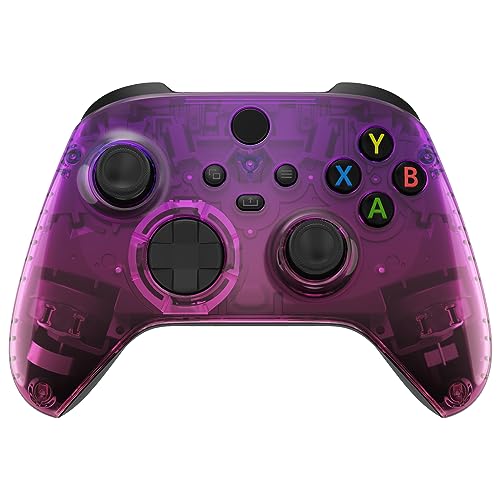 Gradient Translucent Purple Rose Red