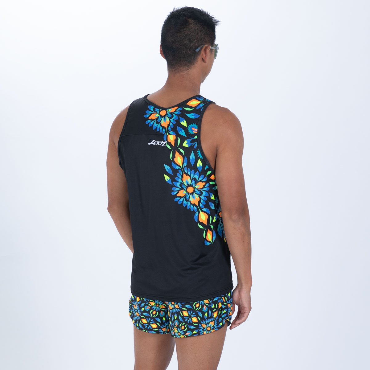 Men's Limited Edition Running Singlet - Kaleidoscope Print | Lightweight & Breathable for Marathon & Workout