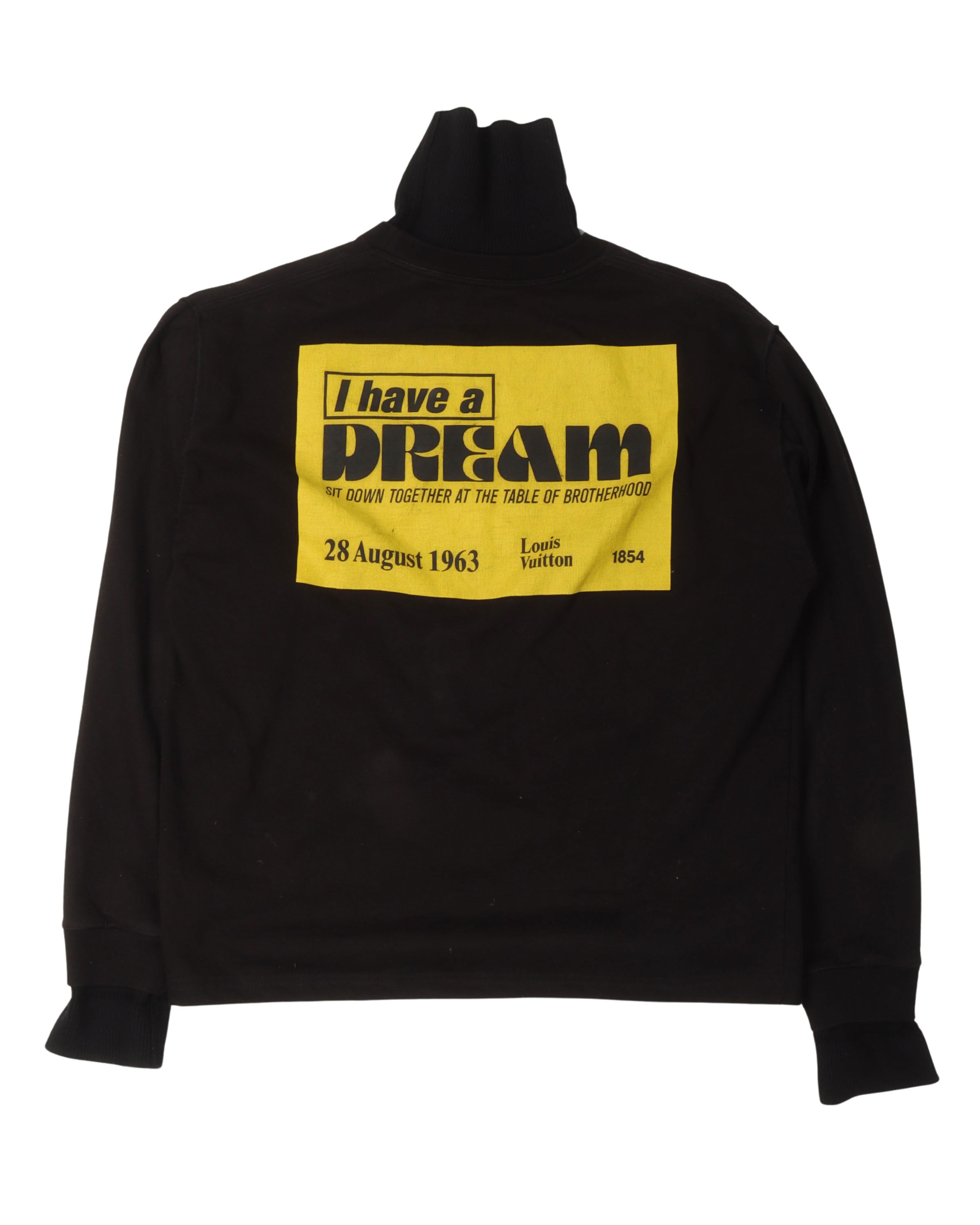 Martin Luther King 'I Have a Dream' Inspirational Turtleneck T-Shirt - Civil Rights Movement Apparel for Men & Women