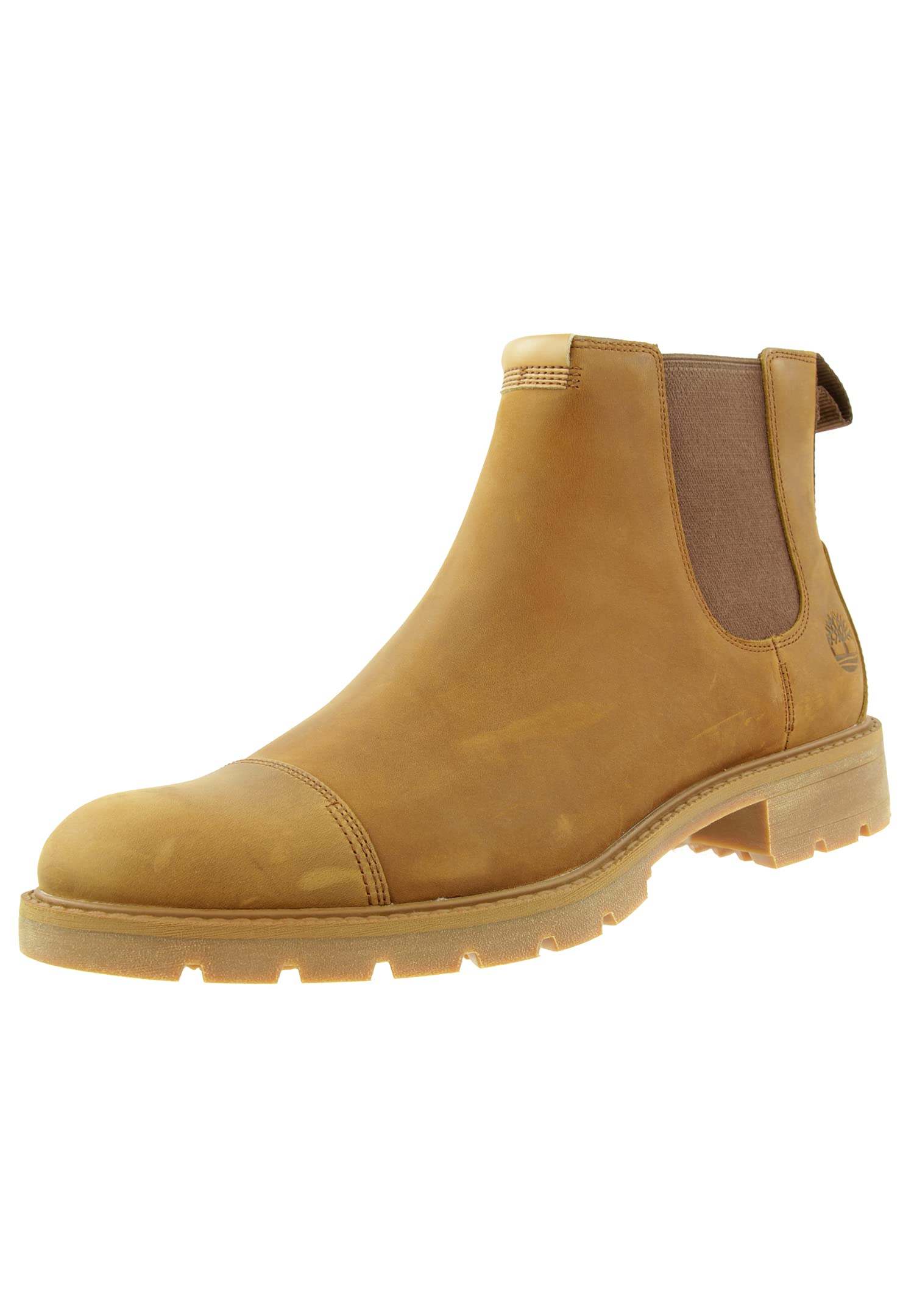 Timberland Elmhurst Chelsea Boots for Men - Waterproof Leather Ankle Boots with Comfortable Cushioning | Perfect for Outdoor Hiking, Work & Casual Wear