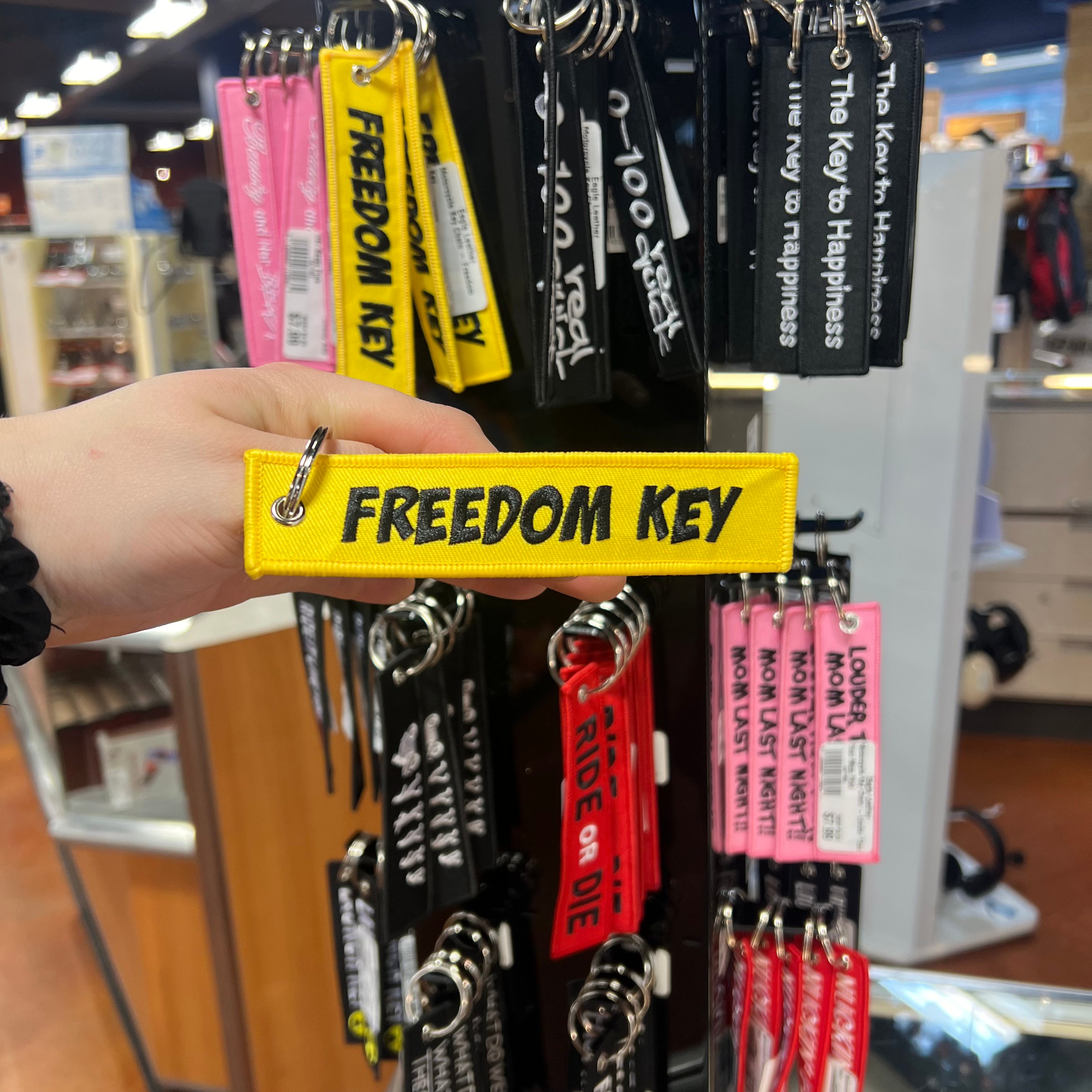 Premium Motorcycle Keychain - Freedom Key Ring for Bikers | Durable & Stylish Key Holder for Motorcycle Enthusiasts | Perfect for Harley, Honda, Yamaha & More
