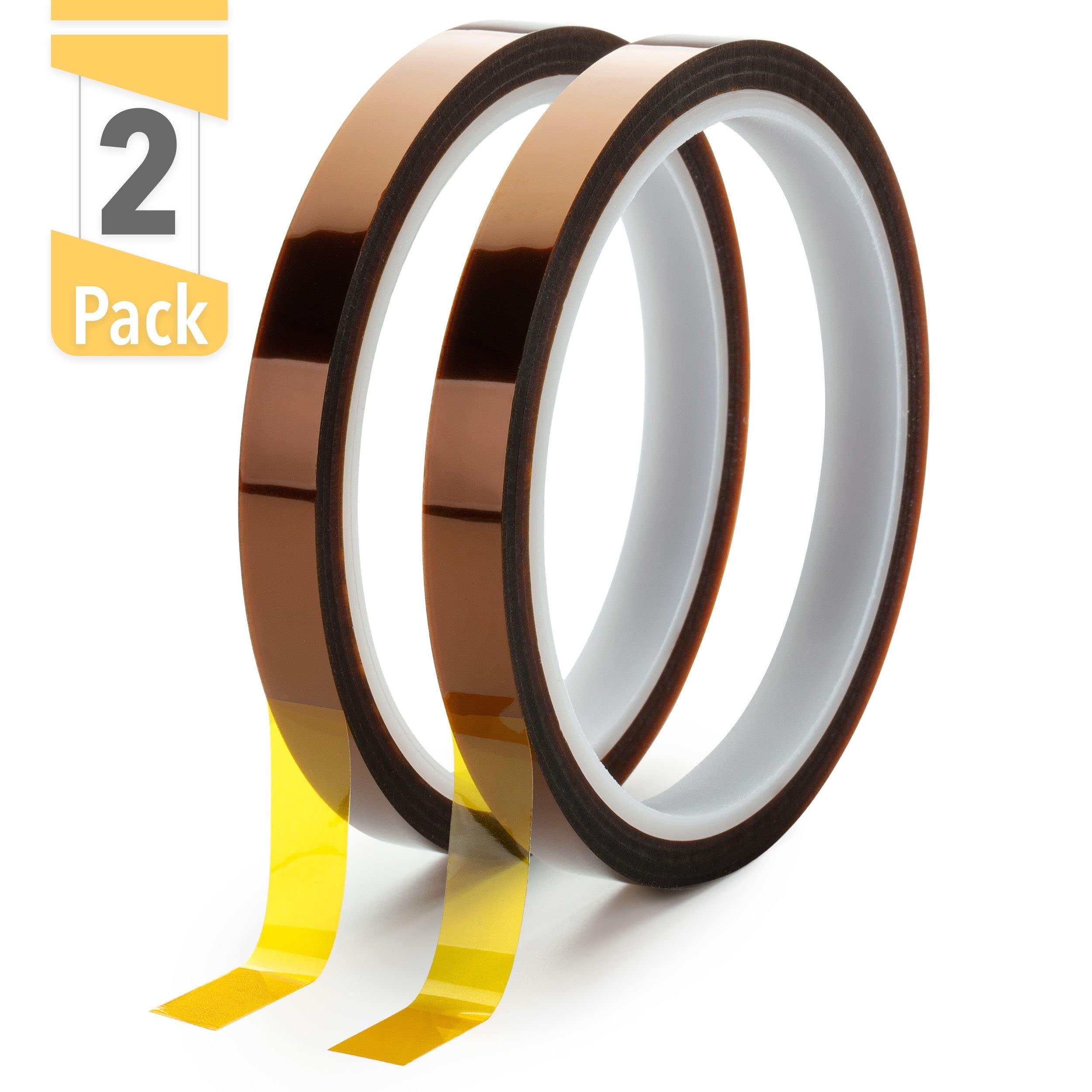 Mr. Pen Heat Tape - 10mm x 33m (108ft), 2 Rolls - High Temperature Resistant Thermal Transfer Tape for Sublimation & Heat Press - Perfect for T-Shirt Printing, DIY Crafts & Sublimation Projects