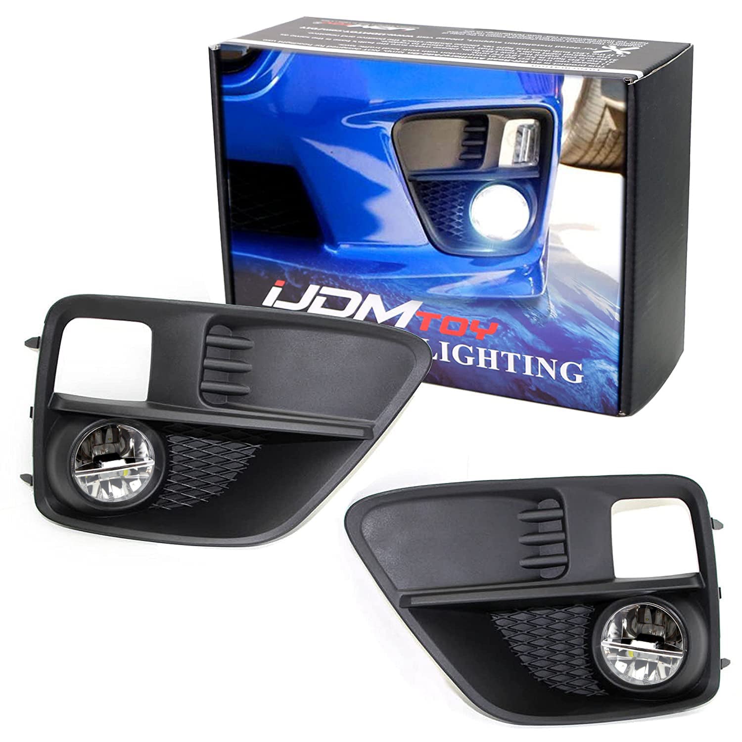 High-Performance CREE LED Projector Fog Light Kit with Bezel Cover for 2015-2017 Subaru WRX STI - Upgrade Your Night Driving Visibility & Style