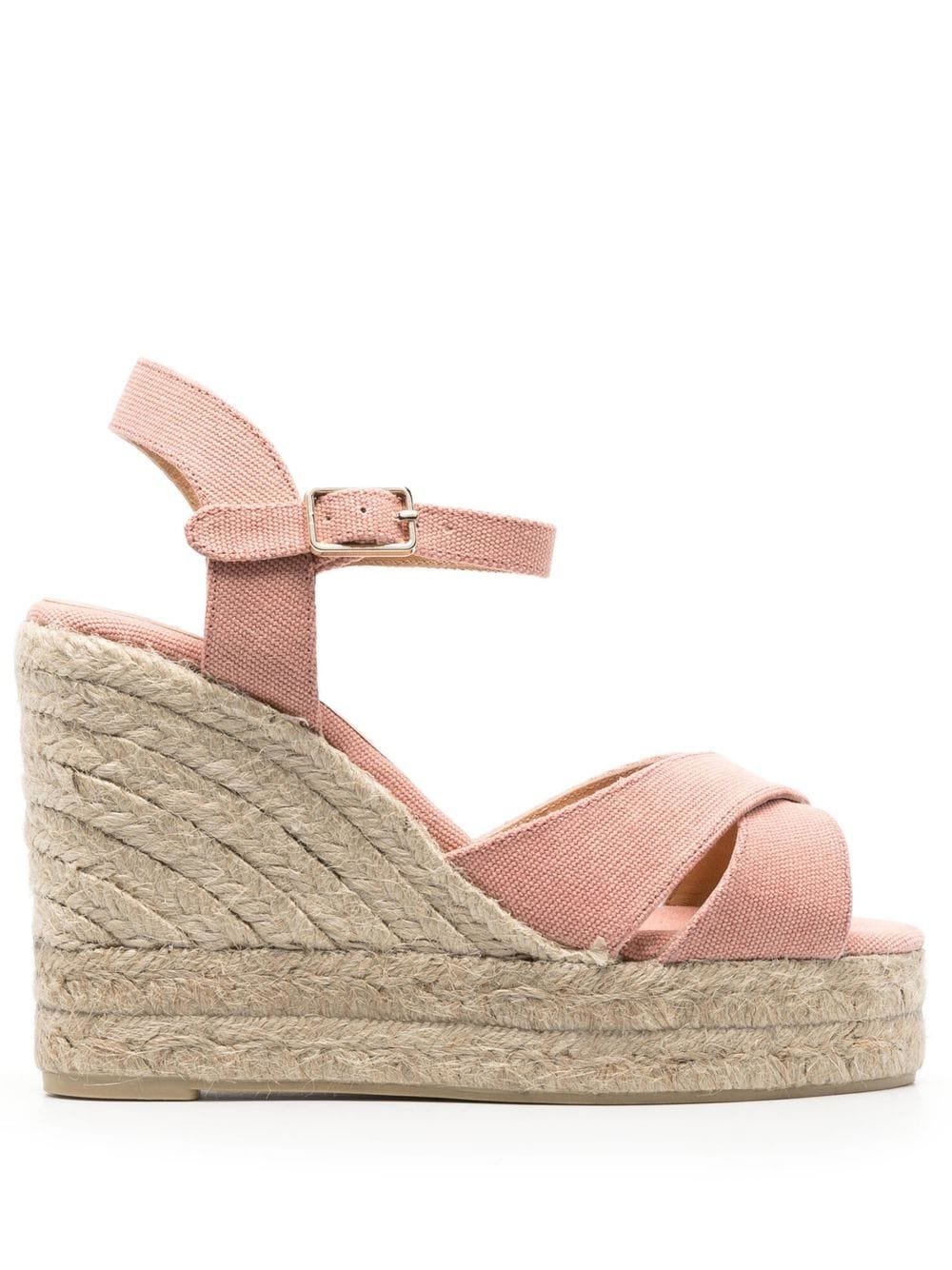 Castaner Women's Pink Espadrille Sandals - Comfortable Summer Wedge Sandals for Beach, Vacation & Casual Outings