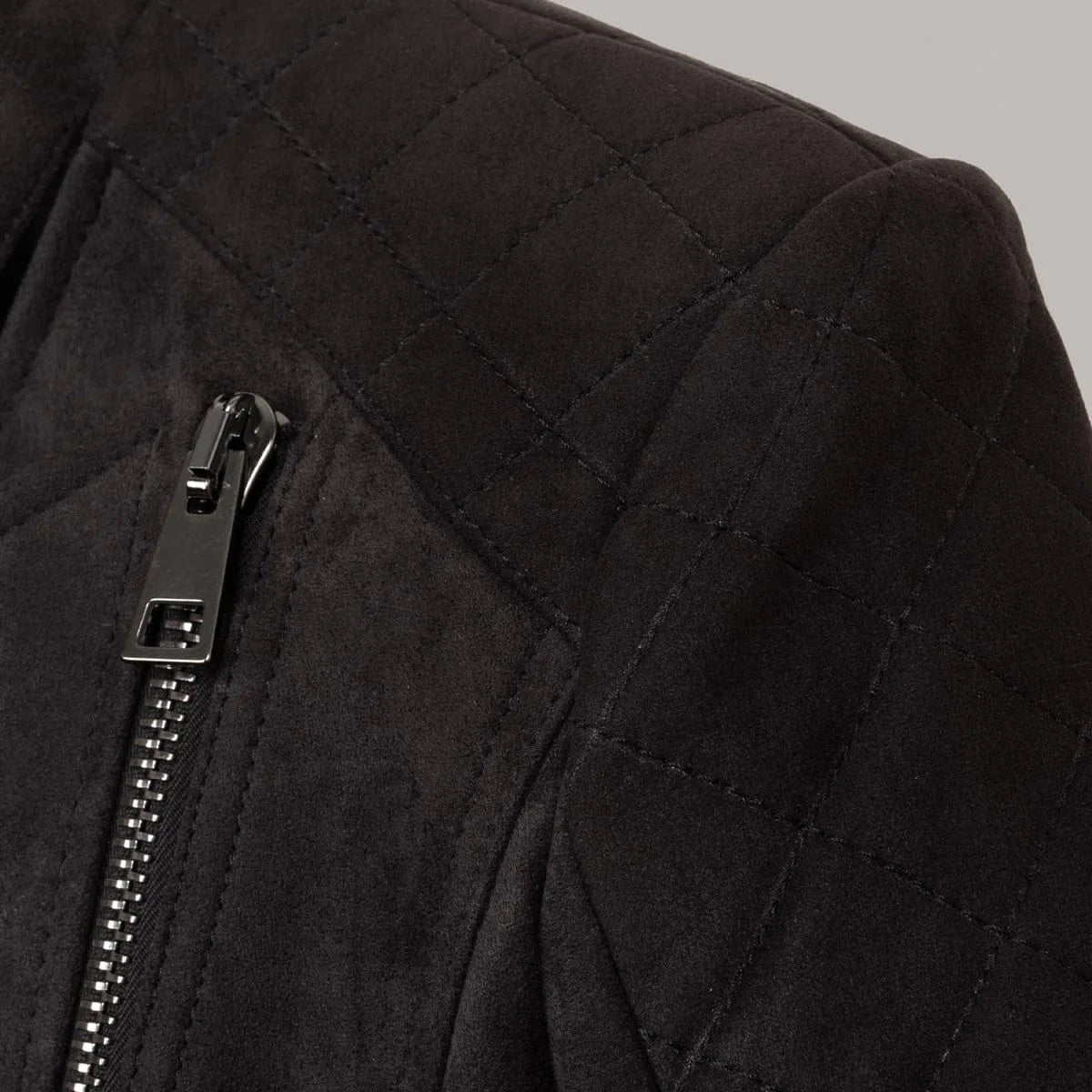 Vegan Suede Jacket for Women - Black | Eco-Friendly Faux Leather Jacket | Perfect for Casual Outings, Parties & Fall Fashion