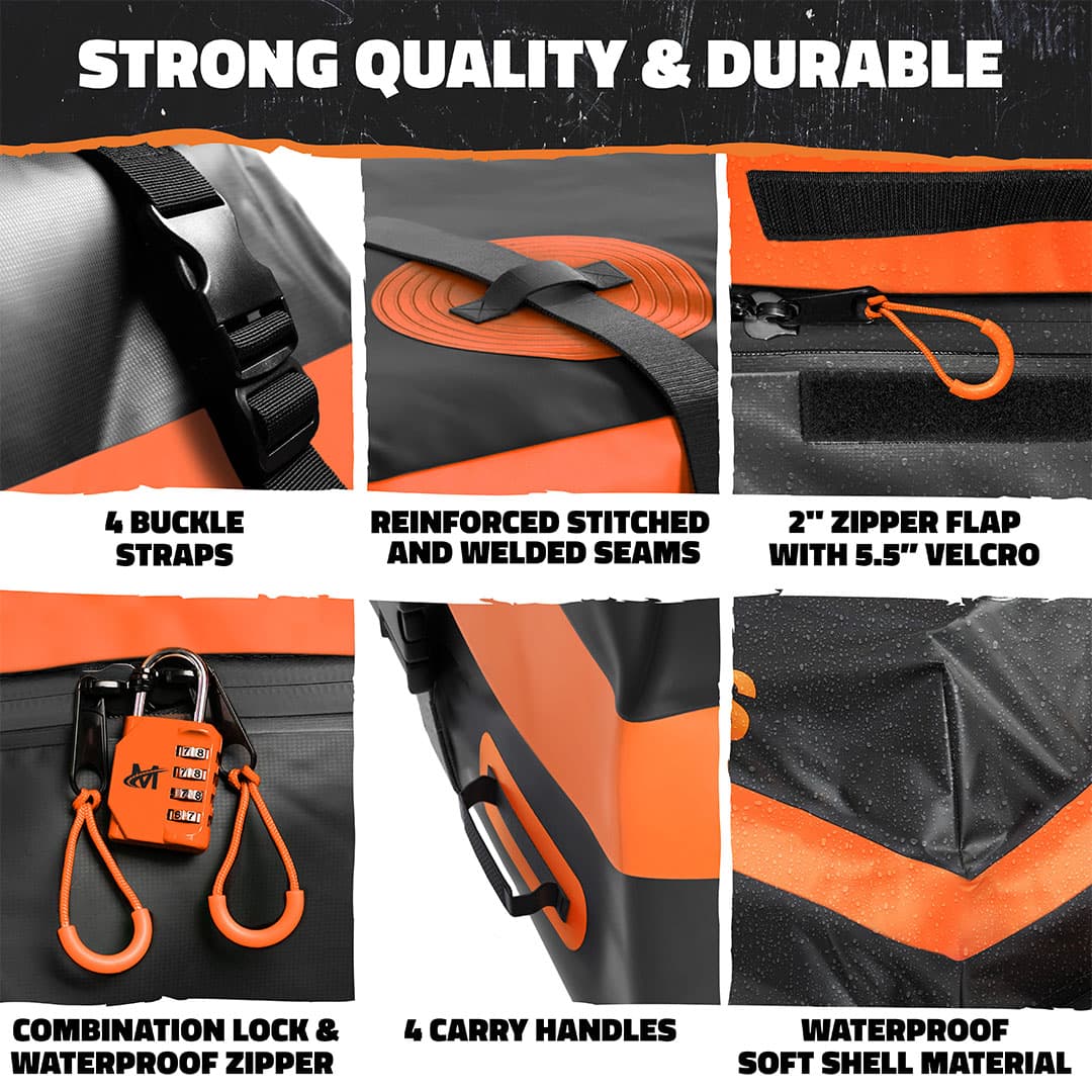 64x39x6 Expandable Car Roof Rack Cargo Carrier with 20 Cubic Feet Waterproof Roof Bag - Perfect for Road Trips, Camping & Outdoor Adventures