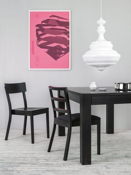 Bergamo Bentwood Chair with Veneer Seat by Ton - Stylish & Comfortable Dining Room Chair for Home, Restaurant, and Office Use