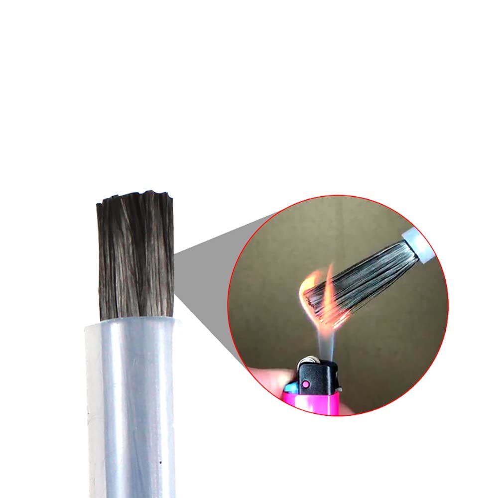 TIG MIG Welding Bead Cleaner Brush Head - 60MM Length, M10 Thread (10PCS) - Perfect for Weld Seam Polishing & Cleaning in Automotive, Metal Fabrication & DIY Projects