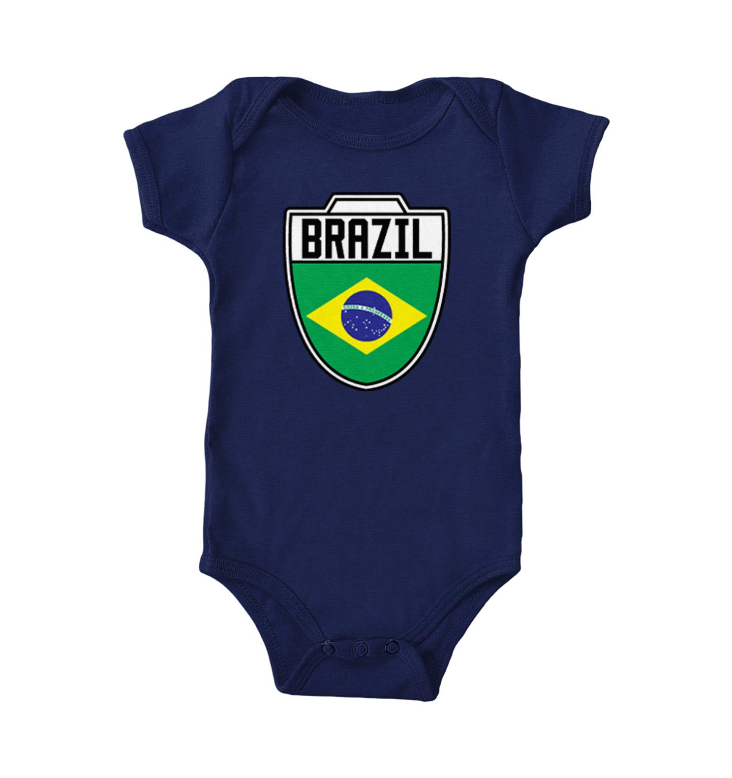 Brazil Soccer Jersey Bodysuit - Official Country Team Crest for Men & Women - Perfect for Matchdays, Fan Events & Sports Outfits