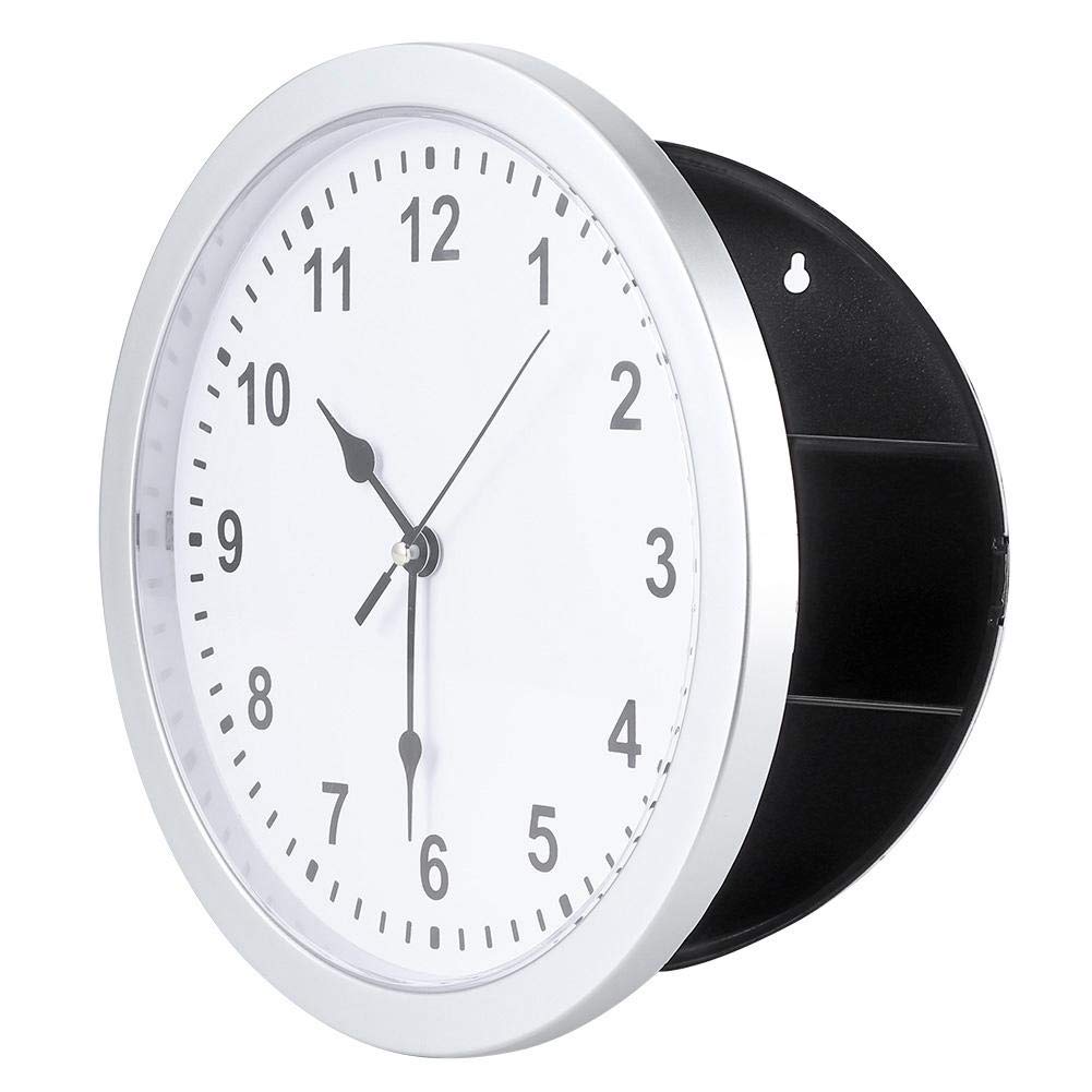 Hidden Wall Safe with Clock - Secret Home Security Safe for Jewelry, Cash & Credit Cards | Wall Mounted Home Improvement & DIY Security Solution for Bedroom, Office & Garage