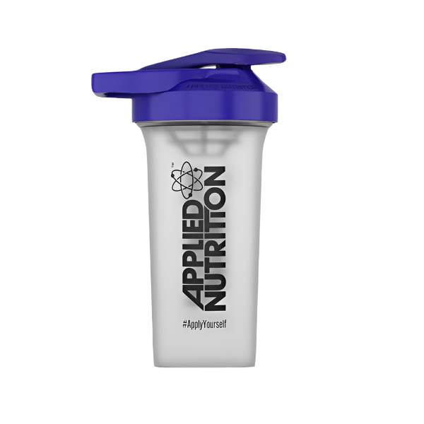 Applied Nutrition 700ml Clear & Blue Protein Shaker Bottle - Perfect for Gym, Workouts & Post-Exercise Recovery