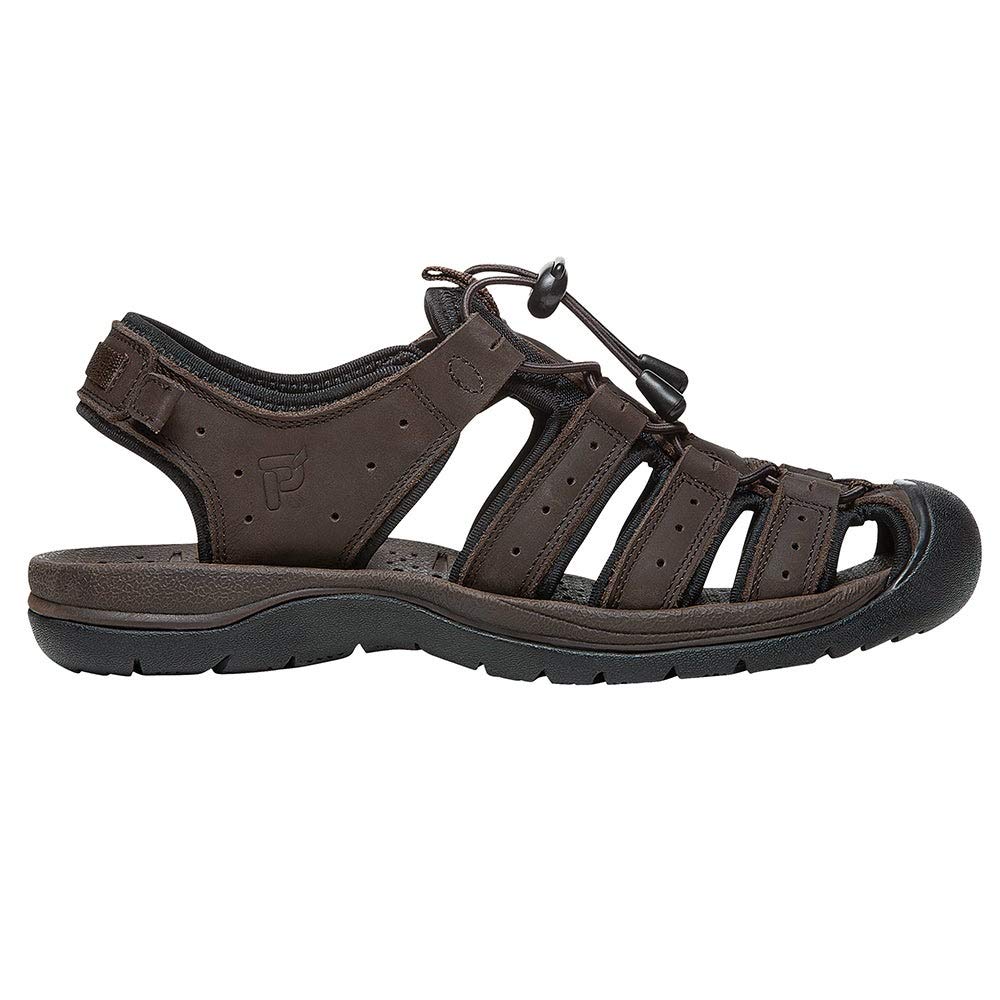 Propet Men's Kona Fisherman Sandals - Comfortable Outdoor Walking & Beach Sandals for Men - Perfect for Hiking, Travel & Summer Wear