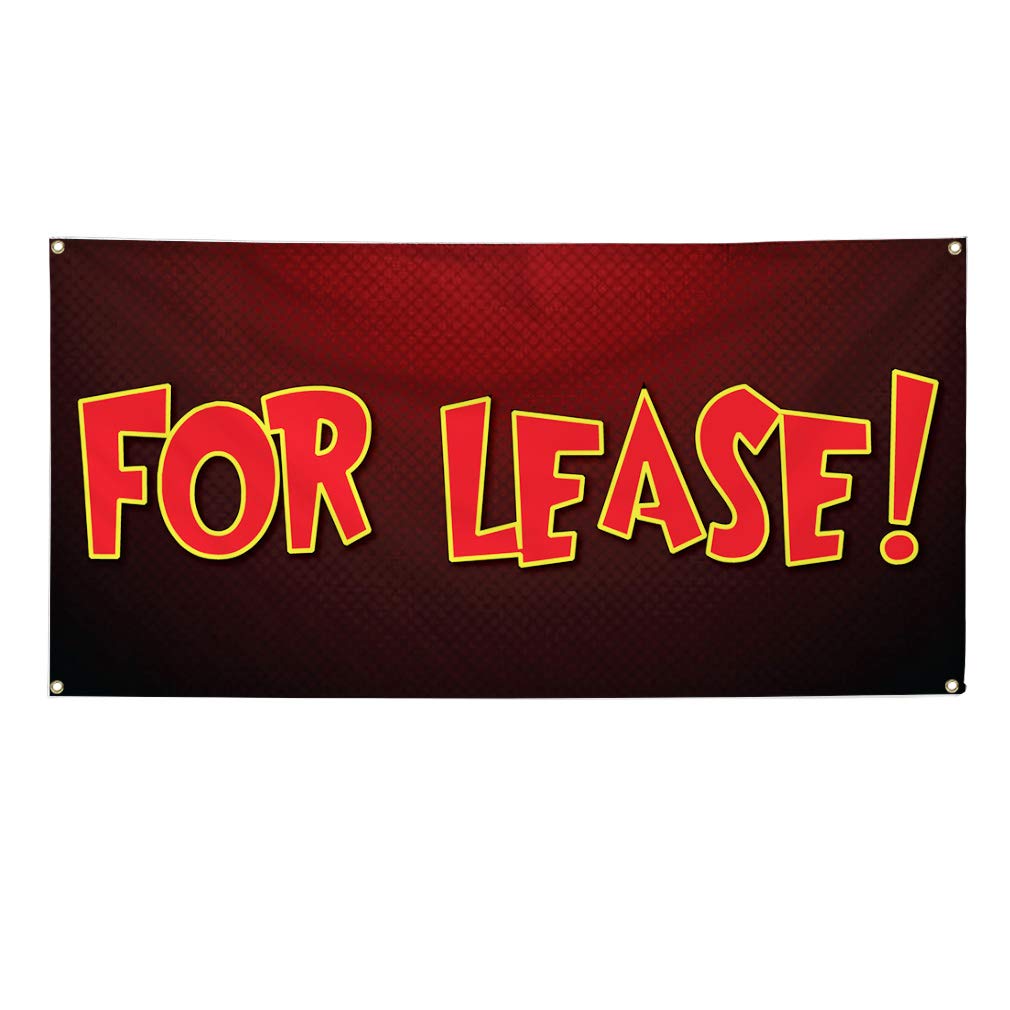 Premium Vinyl Banner - Multiple Sizes (60x144 Inches) for Lease & Outdoor Advertising | Weatherproof, Industrial Yard Signs with 10 Black Grommets | Perfect for Business Promotion, Events, and Construction Site Signage