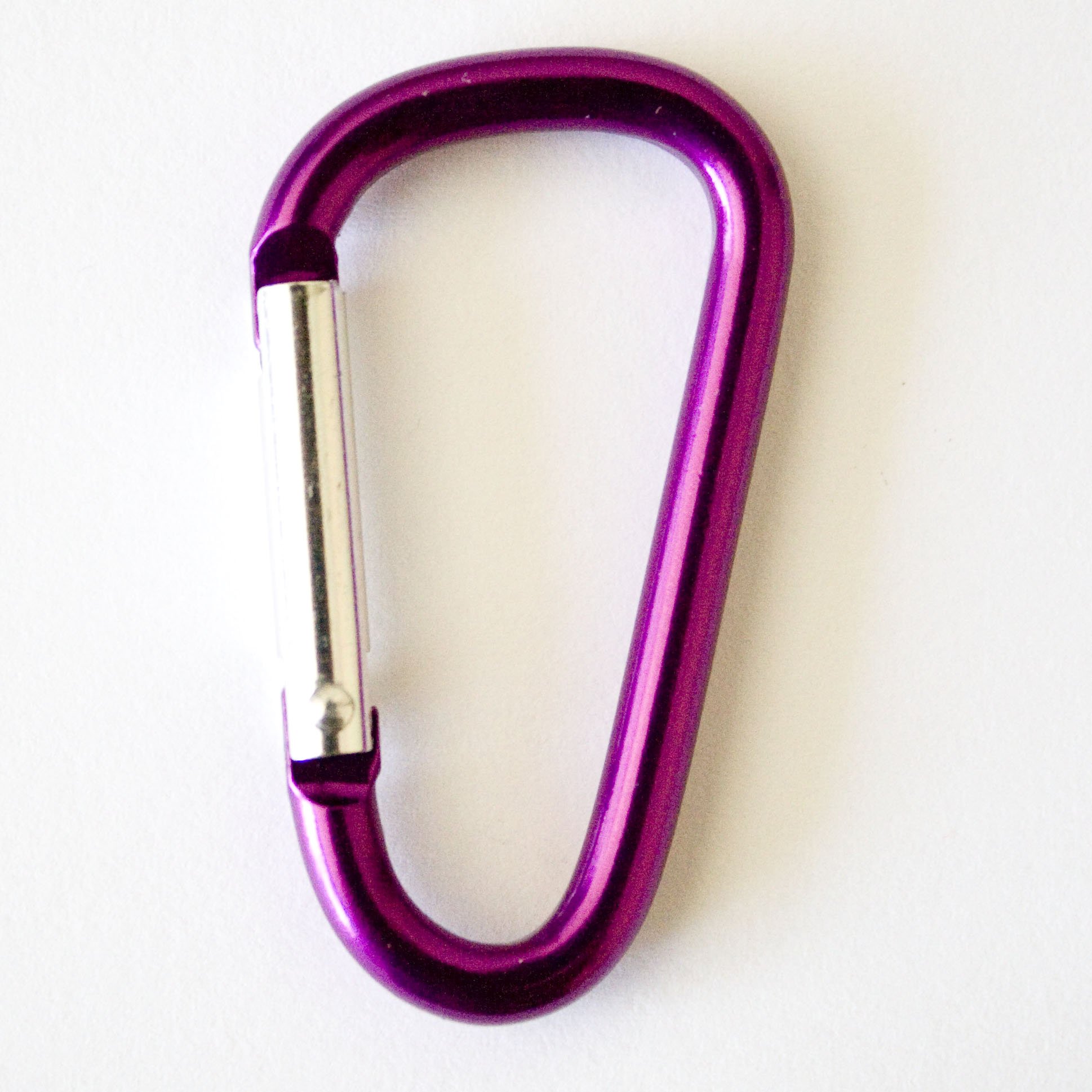 12pcs Heavy Duty Aluminum Carabiner Clips - 1-7/8 Inch Key Rings for Keys, Tools & Outdoor Gear - Perfect for Camping, Hiking & Everyday Carry (EDC)