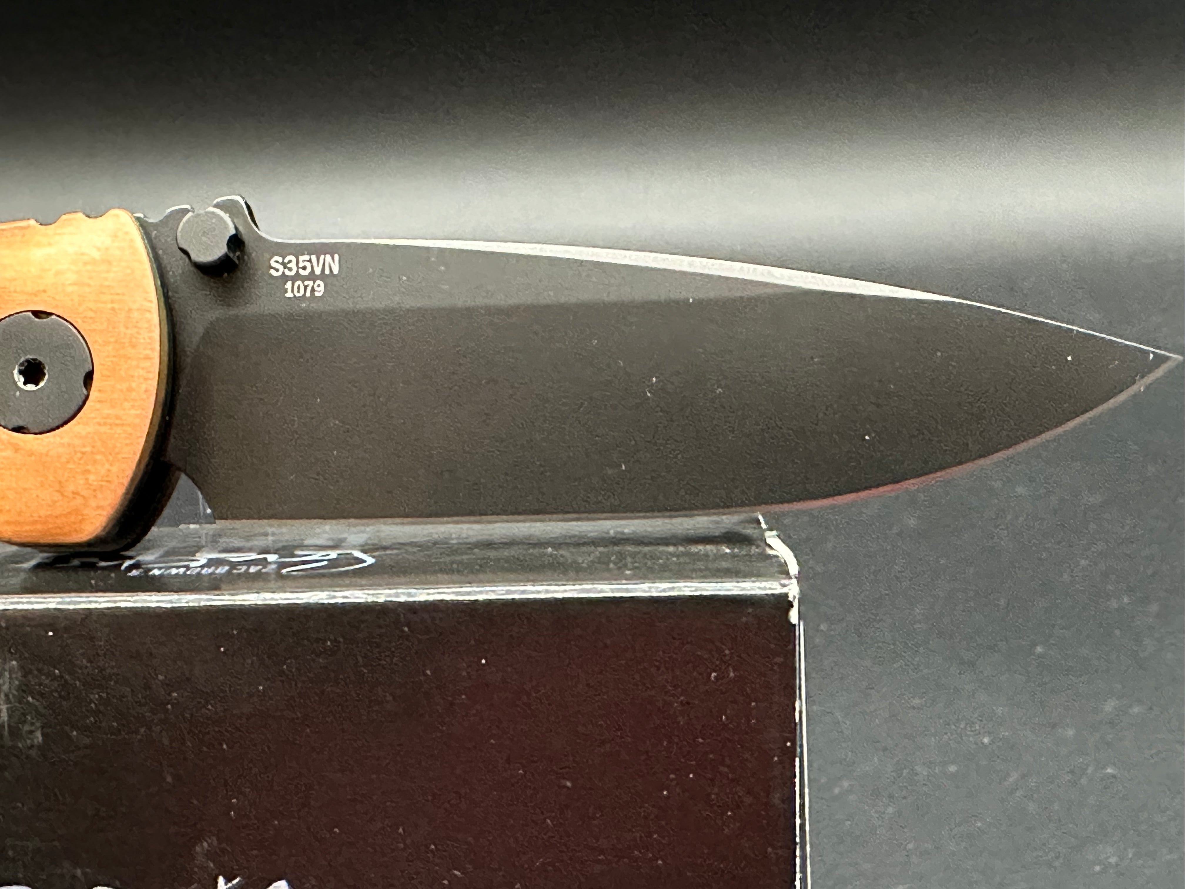 Southern Grind Spider Monkey Black Blade Folding Knife with Copper Handle - EDC, Camping, Survival & Outdoor Activities