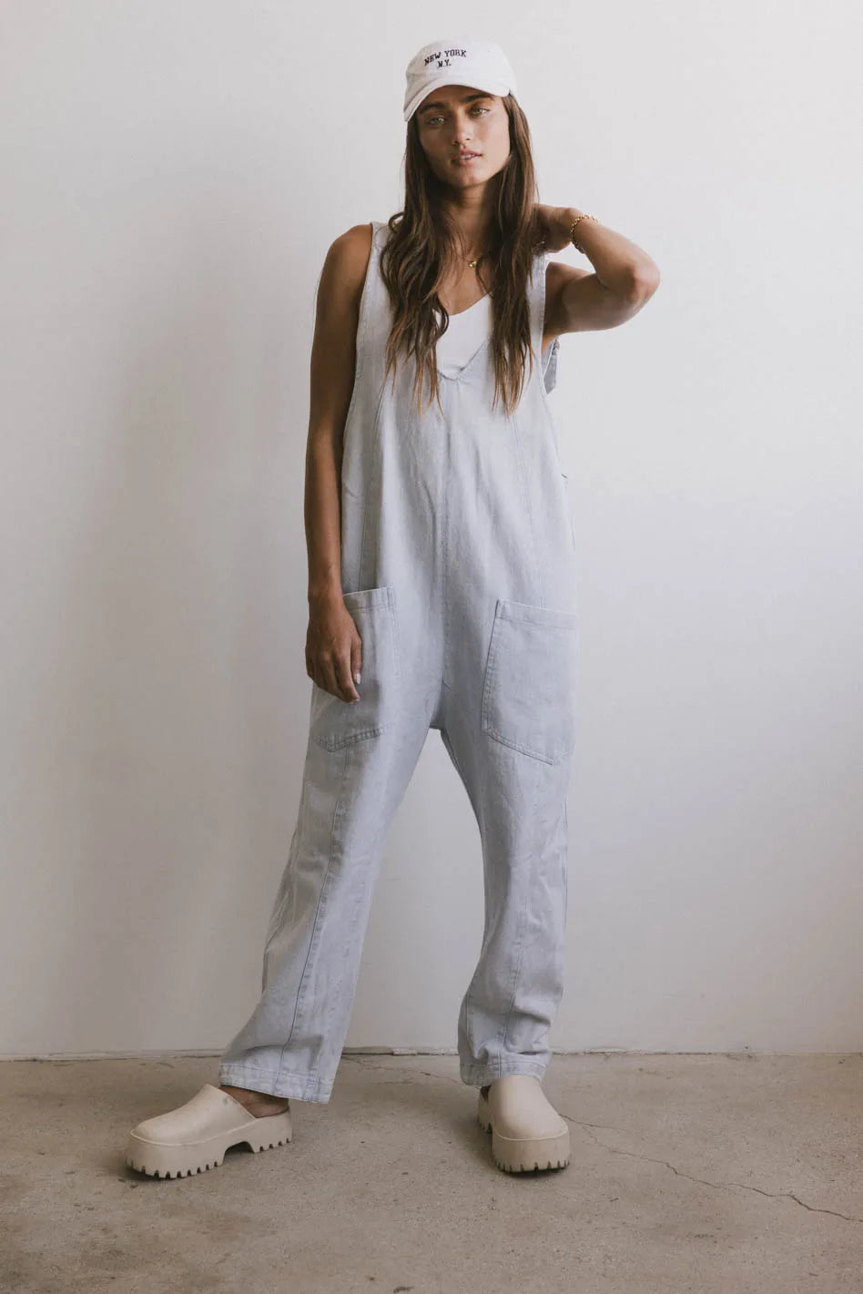 Marie Blue Jumpsuit for Women | Comfortable & Stylish One-Piece Outfit | Perfect for Casual Wear, Office, and Evening Events | FINAL SALE