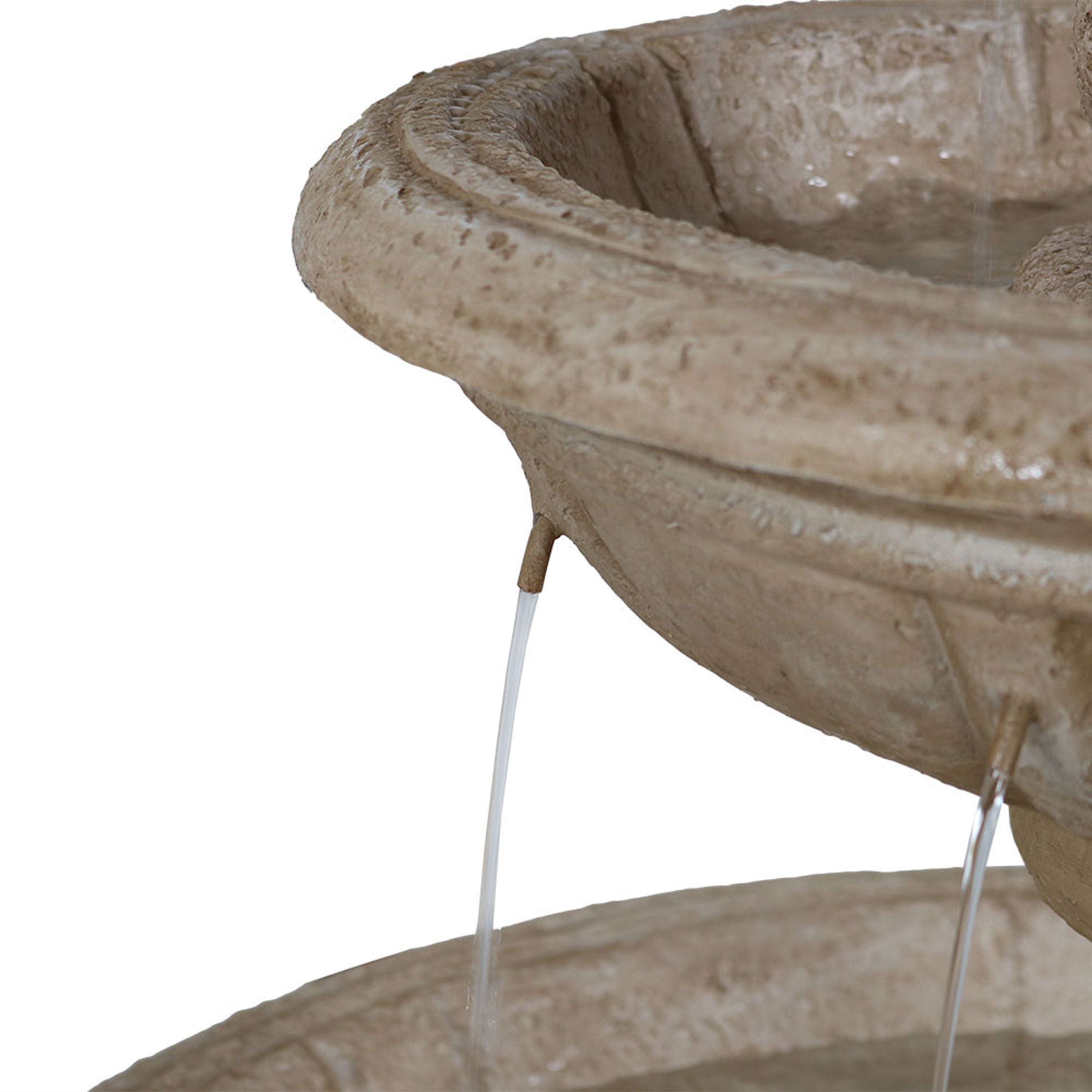 Sunnydaze 3-Tier Cornucopia Outdoor Water Fountain - 61