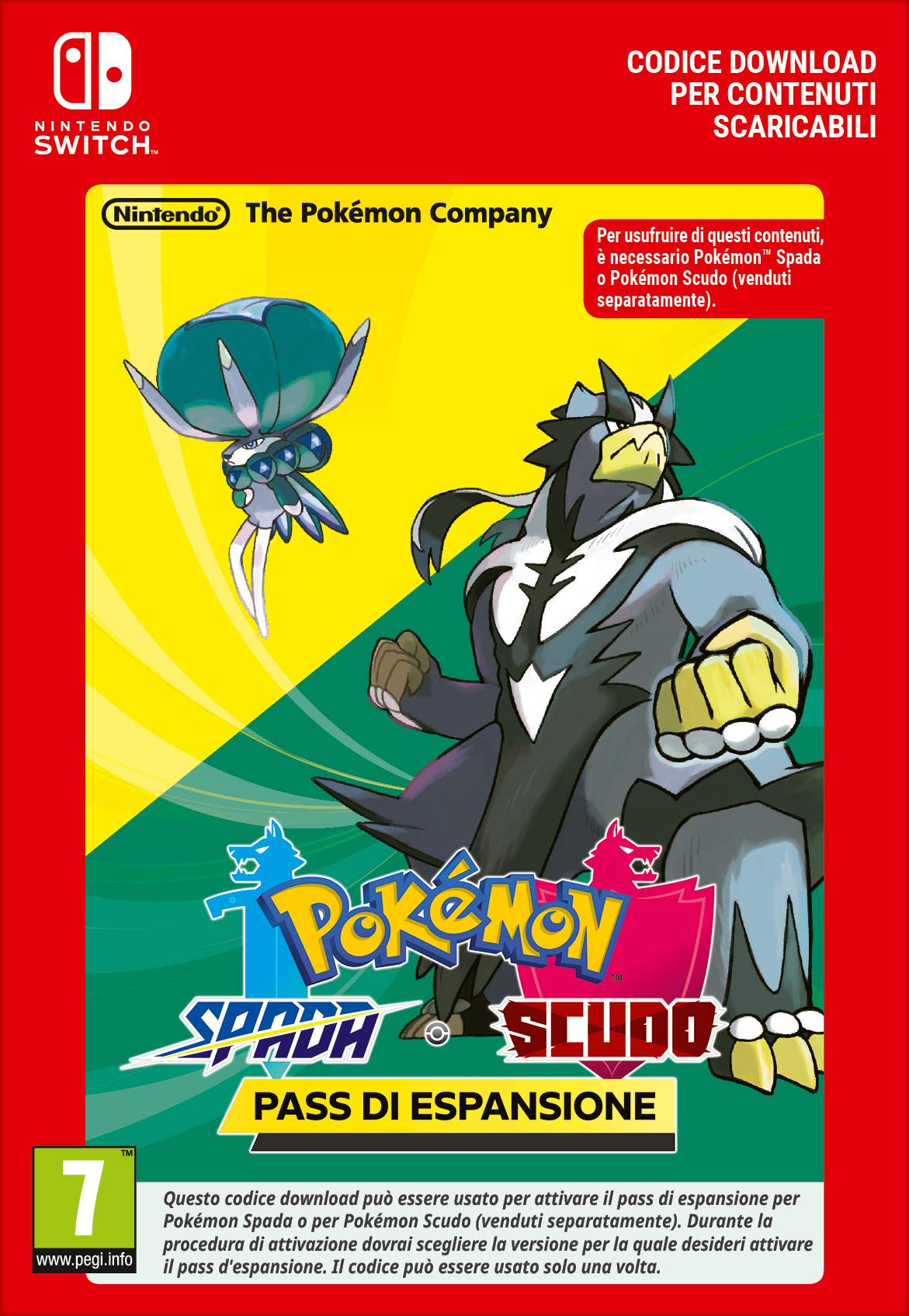 Pokémon Sword and Shield Expansion Pass - Nintendo Switch Digital Download Code | Adventure & Battle in Galar Region