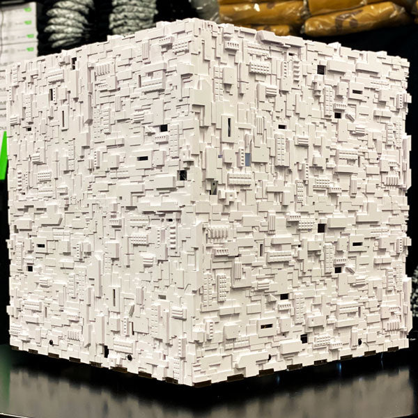 Star Trek Borg Cube ATX Snow White Edition - Premium Tower PC Case for Gaming & Workstations | Fast Shipping | Perfect for Sci-Fi Fans & Custom PC Builds
