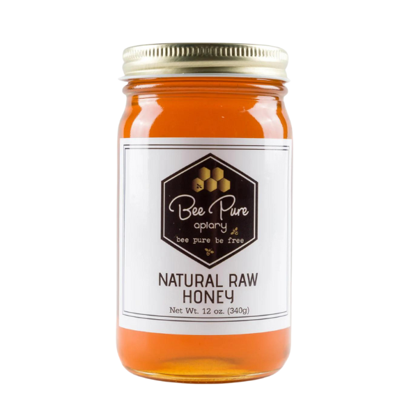 Pure Raw Honey - 100% Natural Unfiltered Bee Honey for Tea, Baking & Healthy Lifestyle | USDA Certified Organic, Non-GMO, Gluten-Free
