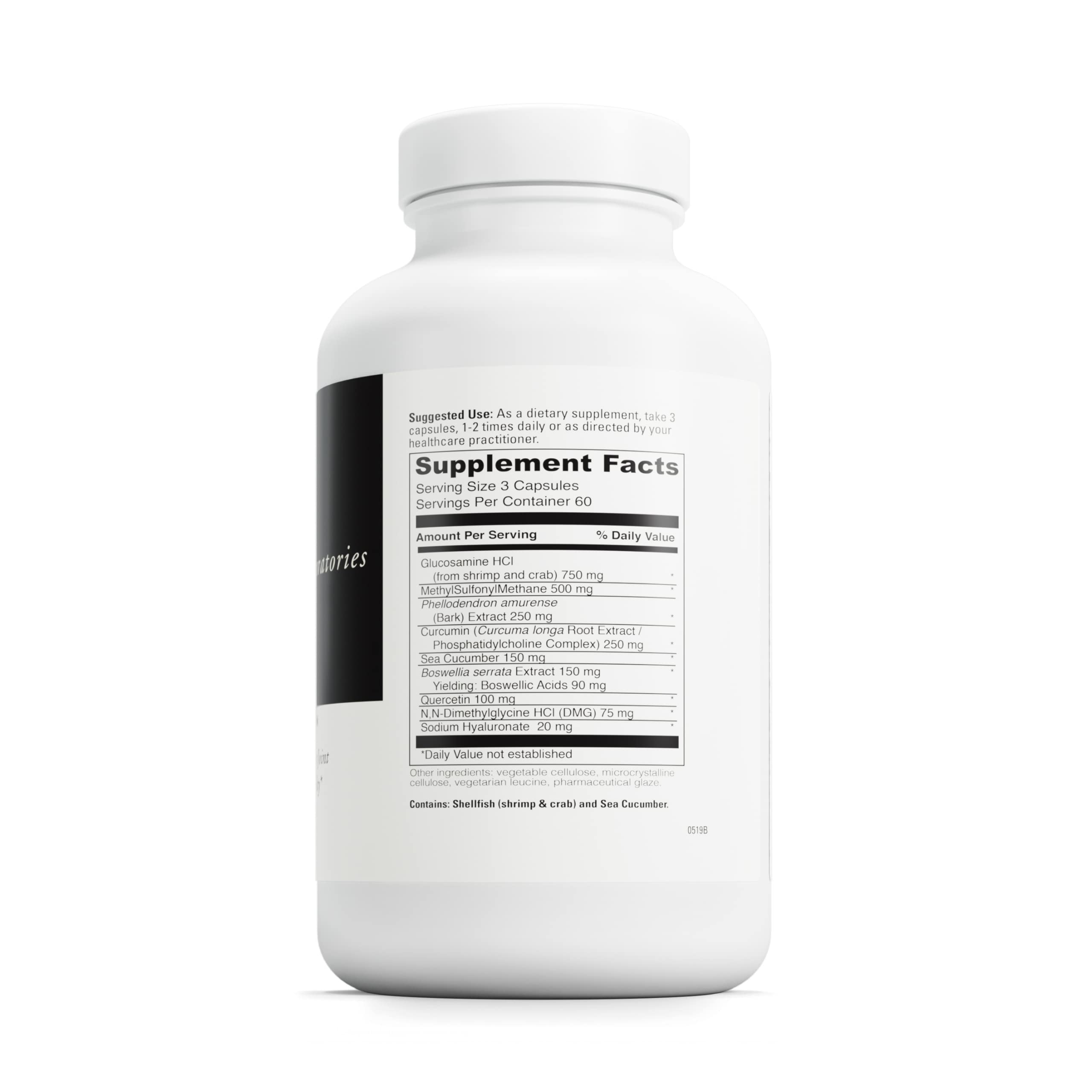 DAVINCI Labs CX-2 Solution - Muscle & Joint Support Supplement with Glucosamine HCl, MSM & Sea Cucumber - Promotes Hydration & Flexibility - Gluten-Free 180 Capsules - Ideal for Athletes, Fitness Enthusiasts & Active Lifestyles