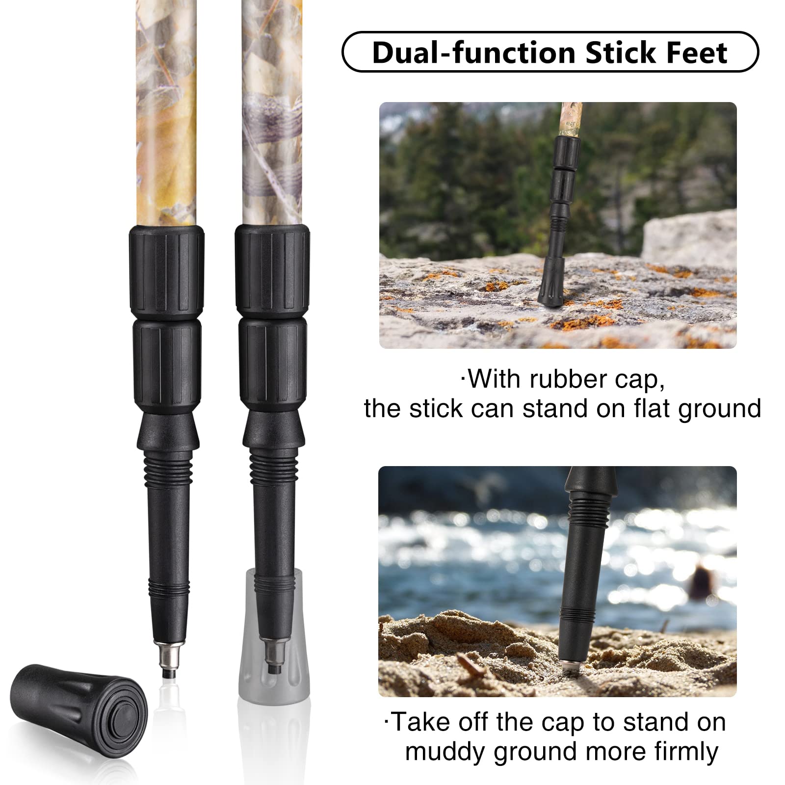 **Best Adjustable Hunting Bipod with 360° V-Yoke Rest – Lightweight Aluminum Tripod, Twist Lock, High-Density Foam Handle & Spike Feet – Perfect for Rifle Shooting, Hunting & Outdoor Adventures**