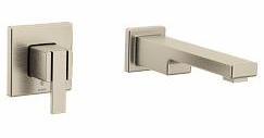 Moen WTS911BN 90 Degree Single Handle Wall Mount Tub Filler Trim in Brushed Nickel - Perfect for Modern Bathroom Renovations and Spa-Like Showower Experiences