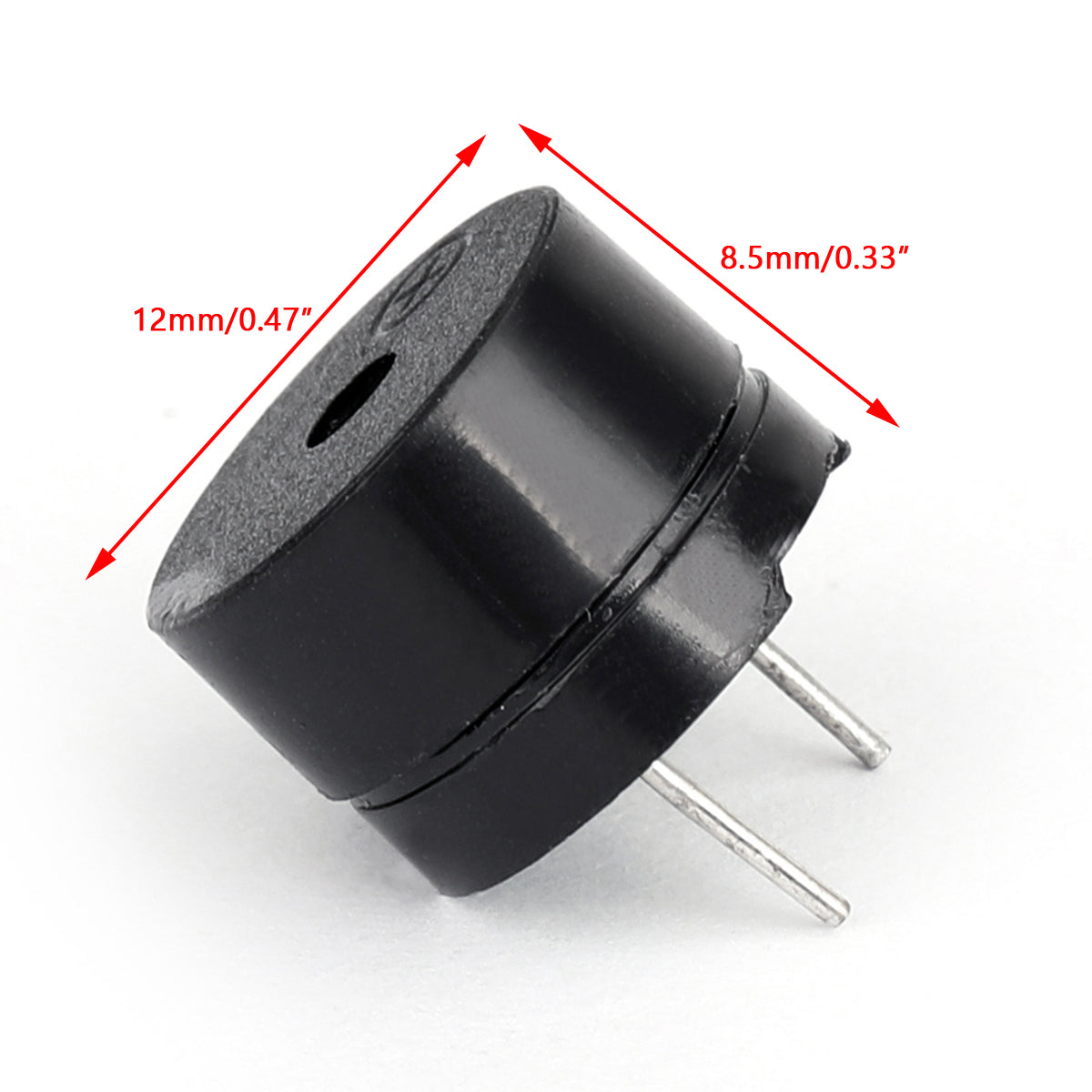100Pcs 5V 2-Terminal Passive Electronic Buzzers for Arduino Projects - DIY Electronics, Alarm Systems & Educational Kits