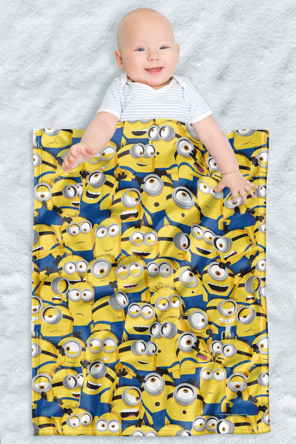 LOGOVISION Minions Lightweight Baby Blanket 30