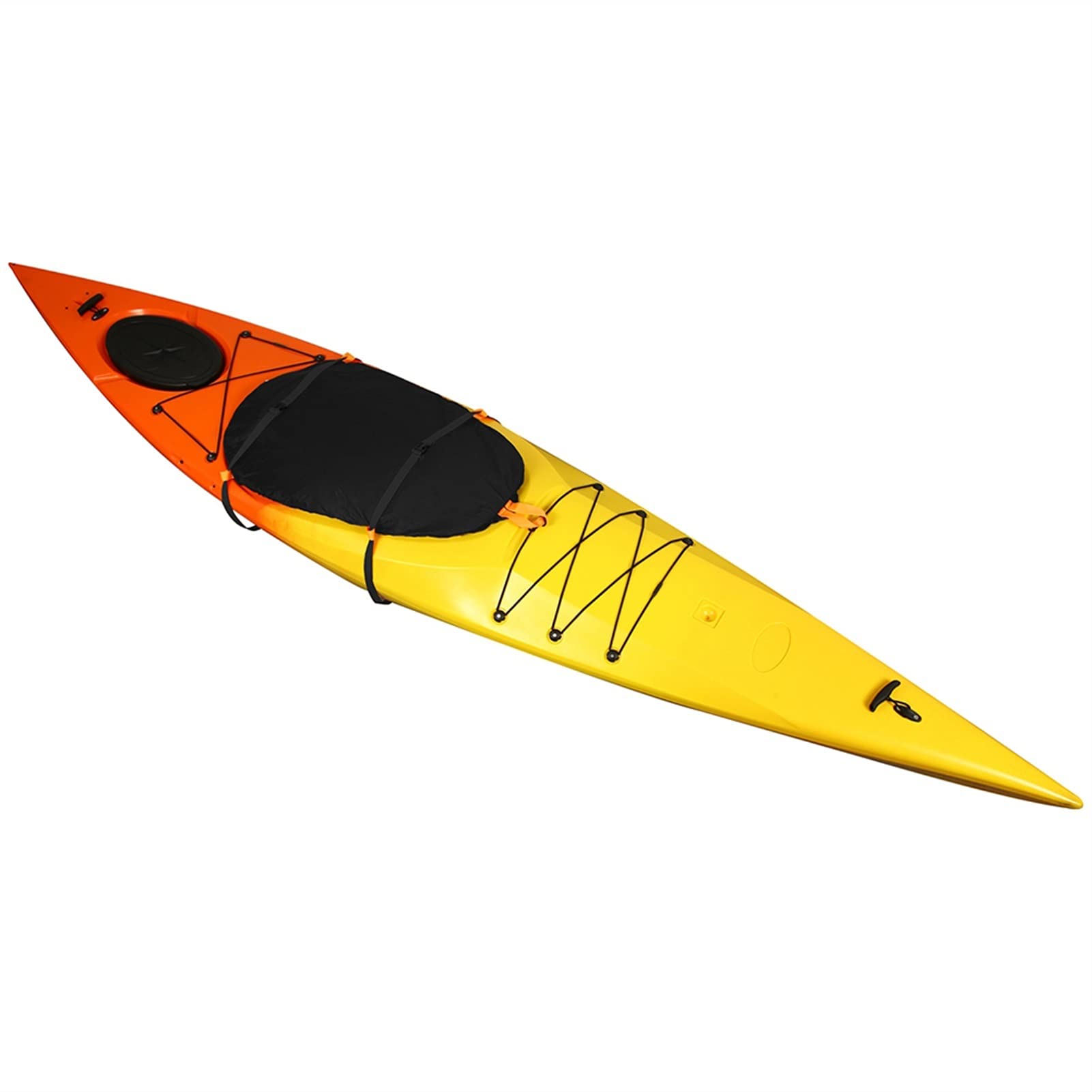 **UV50+ Waterproof Kayak Cockpit Cover - Adjustable Bungee Cords, Breathable Fabric for Kayaks, Canoes & Boats - Sun Protection & Cockpit Seal (White) - Ideal for Fishing, Camping & Water Sports**