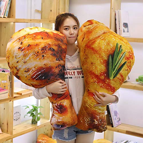 Realistic Chicken Leg Plush Pillow - 43