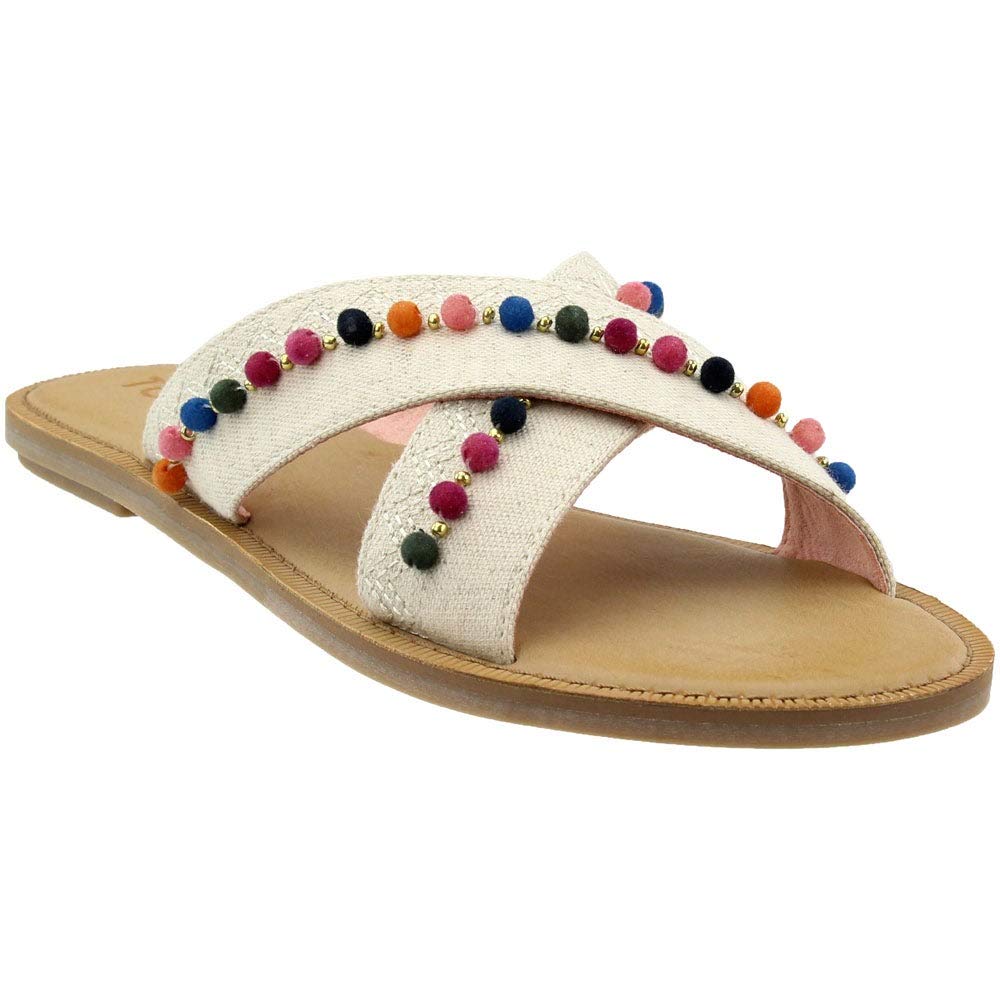 TOMS Women's Viv Slip-On Comfort Shoes - Lightweight & Breathable for Casual Wear, Travel, and Everyday Use