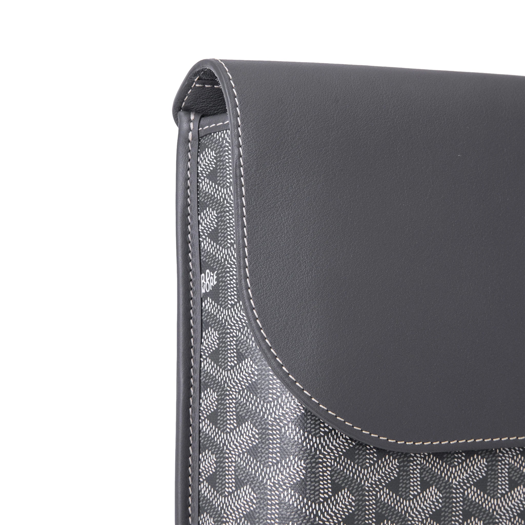 Goyard Coursier Grey Messenger Bag for Men & Women - Stylish Crossbody Shoulder Bag for Work, Travel & Everyday Use