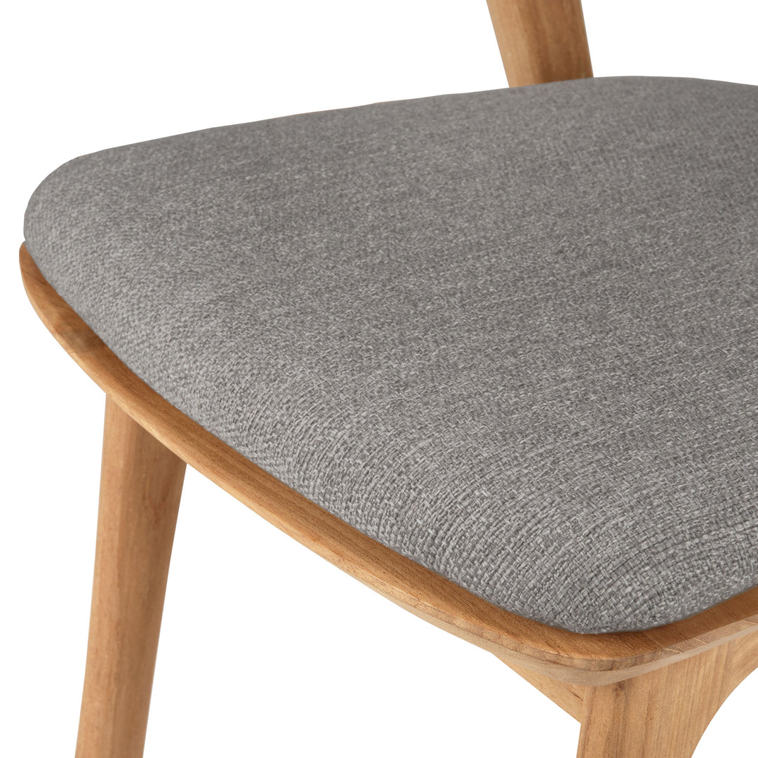 Bok Outdoor Dining Chair with Cushion - Weather-Resistant Patio Furniture for Garden, Deck, Poolside & Backyard Relaxation