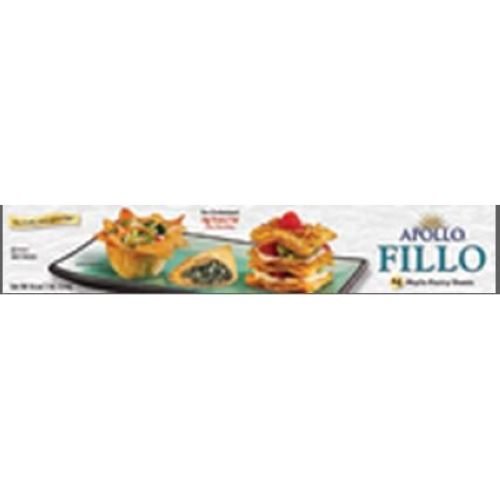 Athens Foods Apollo Pastry Fillo Dough Sheets - 16 Oz (Pack of 24) | Perfect for Baklava, Spanakopita & Greek Pastries