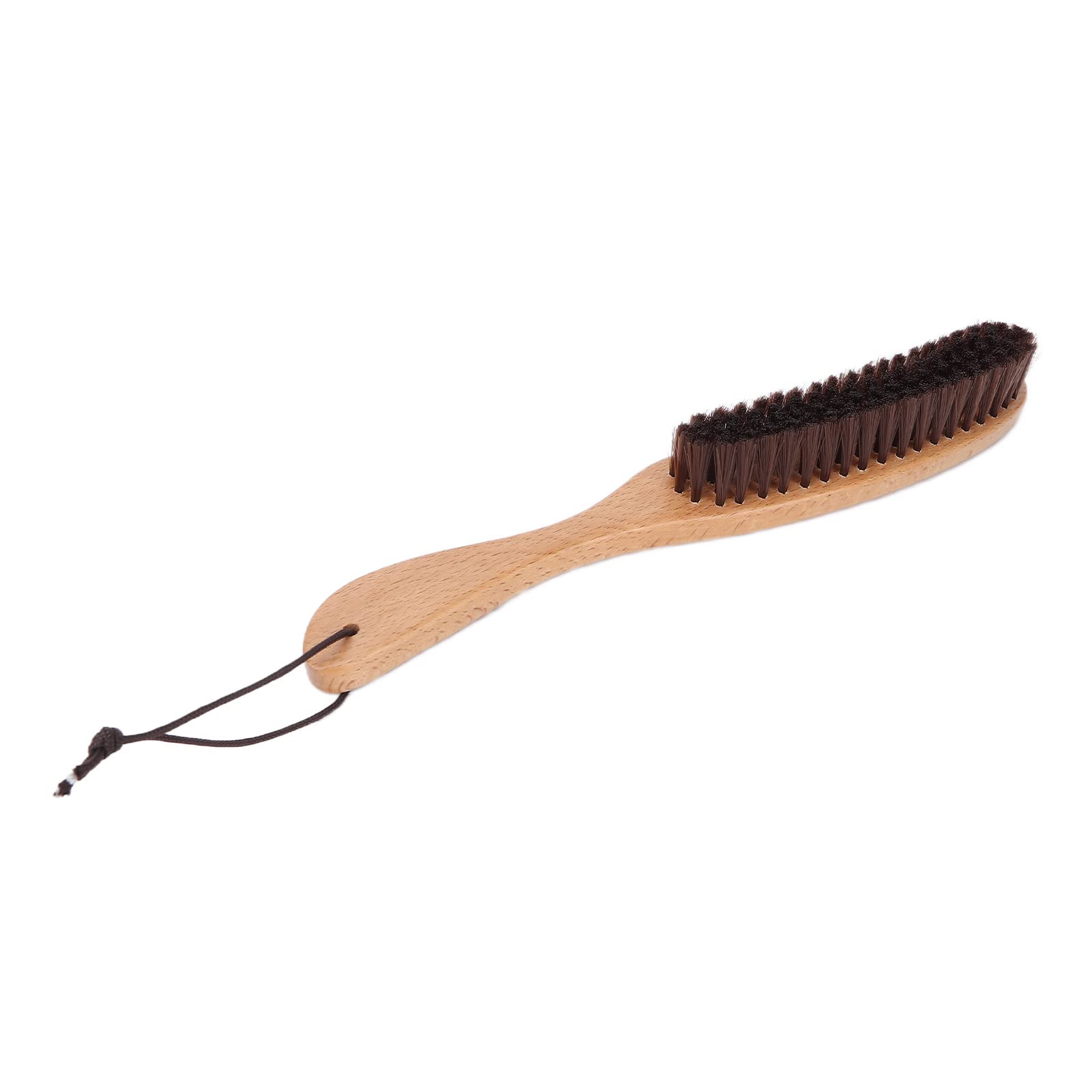 Premium Cashmere Clothes Brush - 28x5x4 Wooden Handle Garment Brush for Sweater, Lint & Hair Removal | Anti-Static Fabric Care Tool for Wardrobe Maintenance & Pet Hair Removal