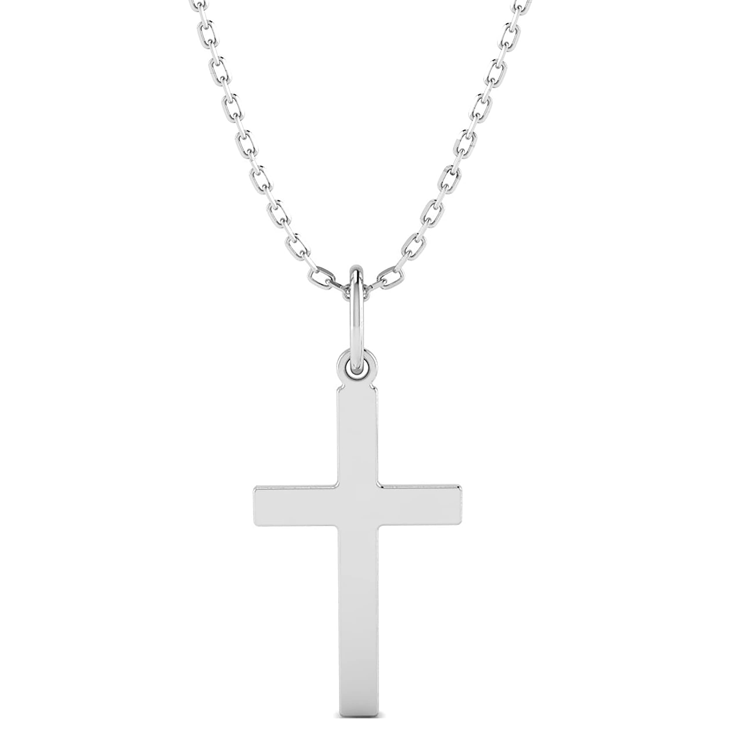 Sterling Silver Cross Pendant Necklace for Women - Everyday Jewelry Gift for Her