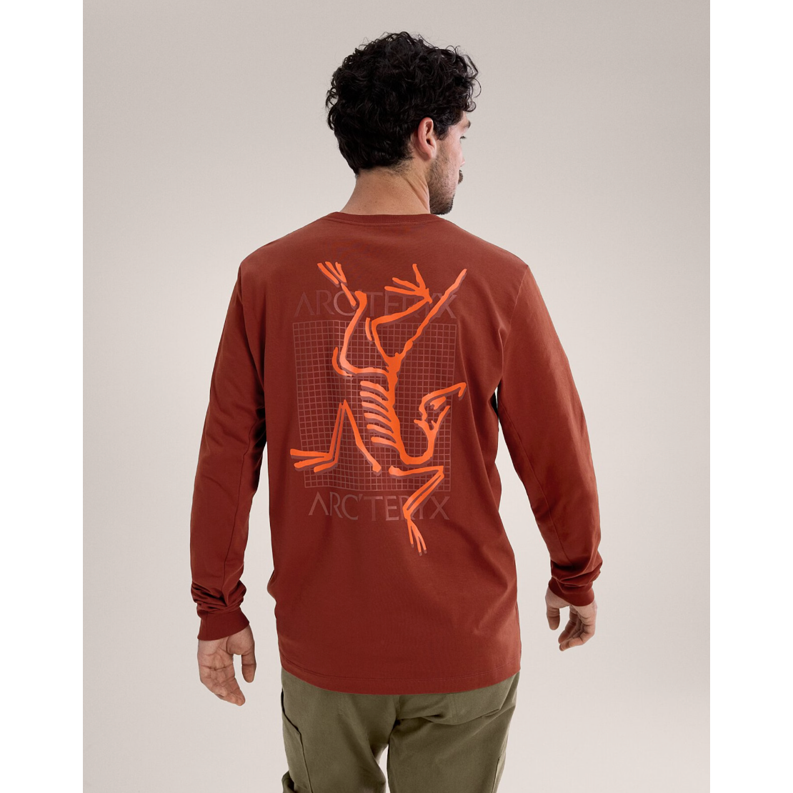 Arc'teryx Men's Long Sleeve Shirt with Multi Bird Logo - Lightweight Hiking & Outdoor Adventure Shirt for Camping and Travel