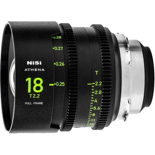 NiSi ATHENA PRIME 18mm T2.2 Full Frame Cine Lens for ARRI PL Mount - Professional Cinema Lens for Filmmaking, Videography & Photography