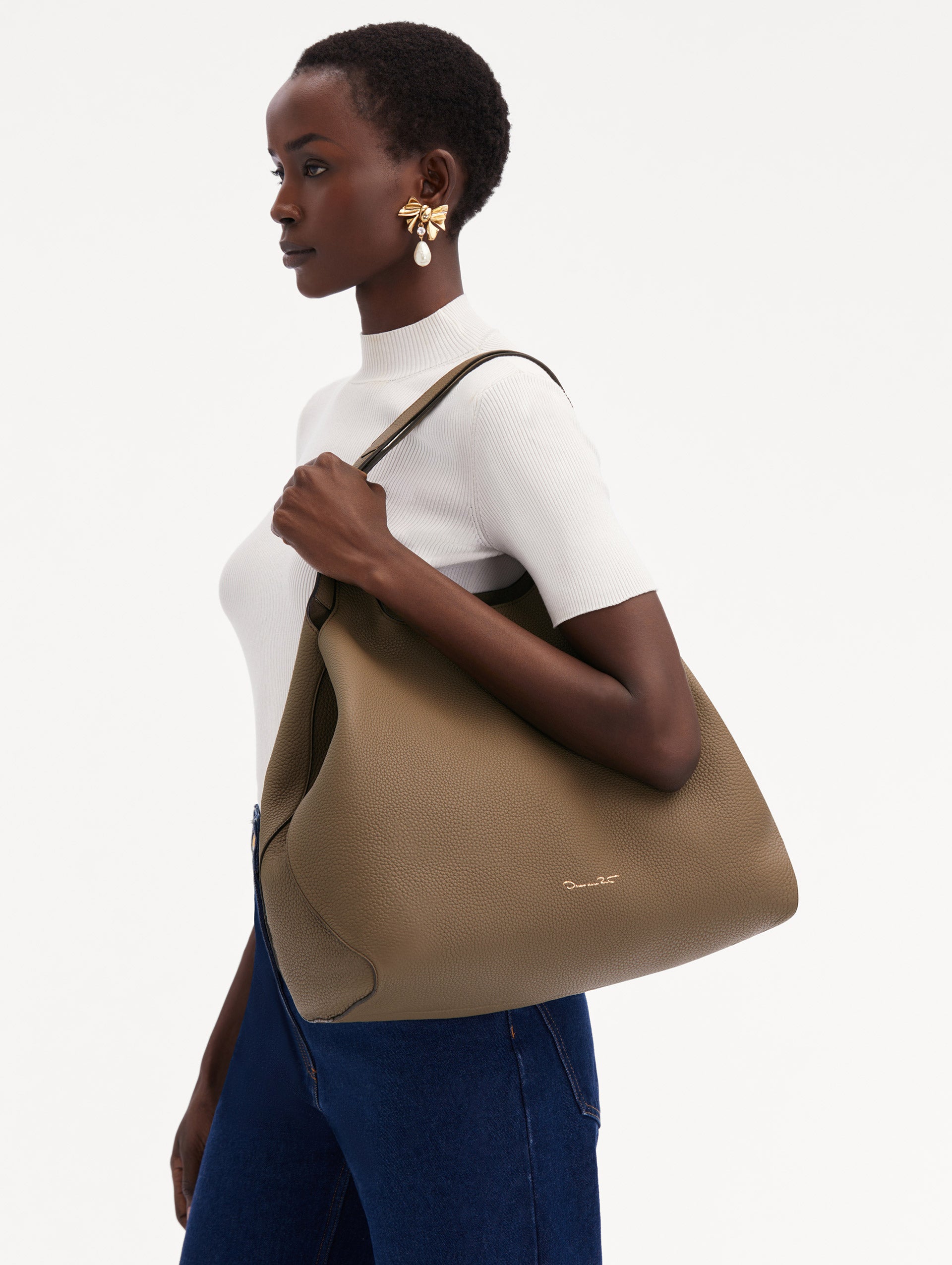 Topaz Tote Bag 00NH160PLT - Stylish & Durable Leather Handbag for Women, Perfect for Work, Travel & Everyday Use